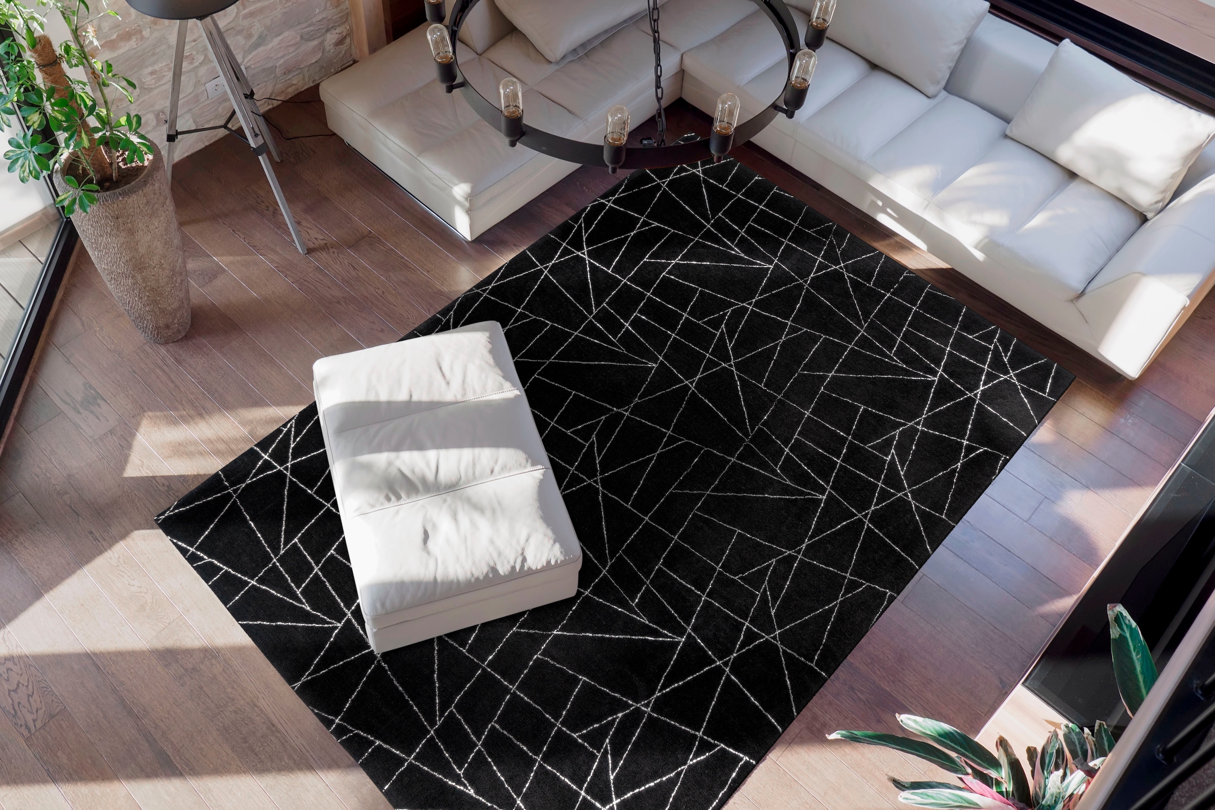 me gusta Teppich »Bijou 125« rechteckig 20 mm Höhe Glanz Effekt, weicher Flor, Wohnzimmer, Schlafzimmer