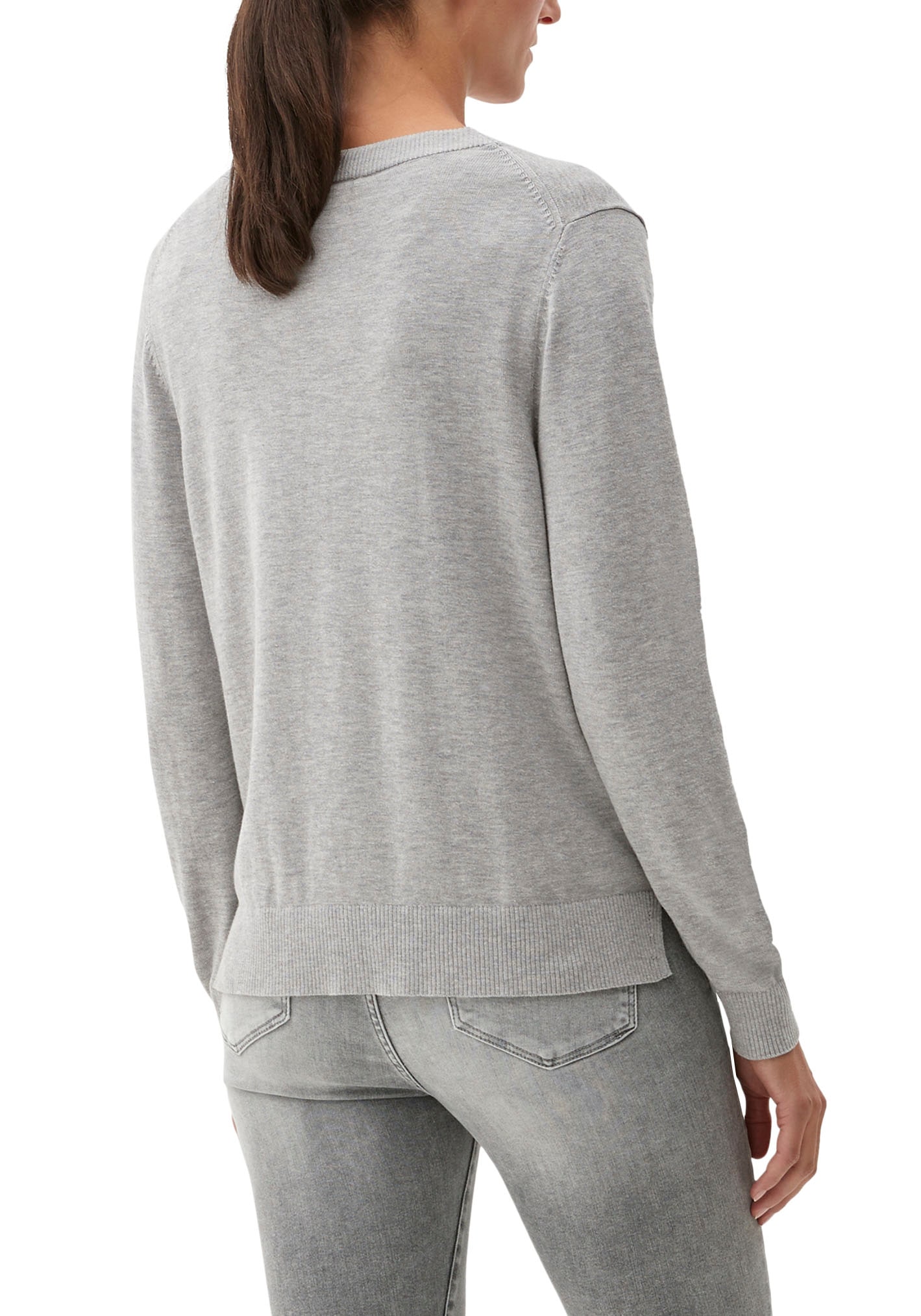 s.Oliver V-Ausschnitt-Pullover, im legeren Look