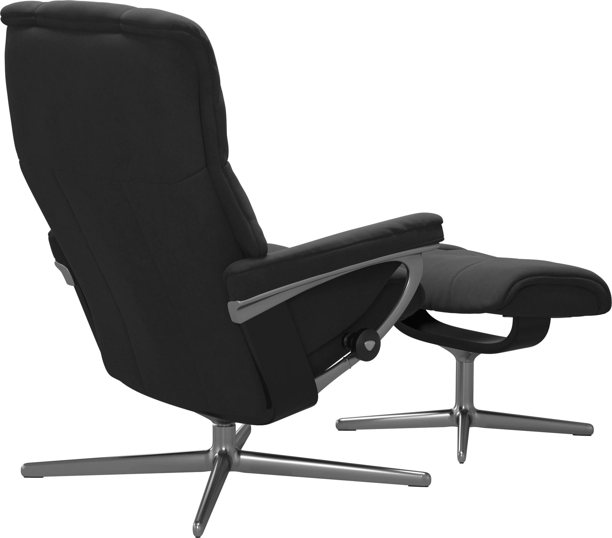Stressless® Relaxsessel »Mayfair« mit Cross Base, Größe S, M & L, Holzakzent Schwarz
