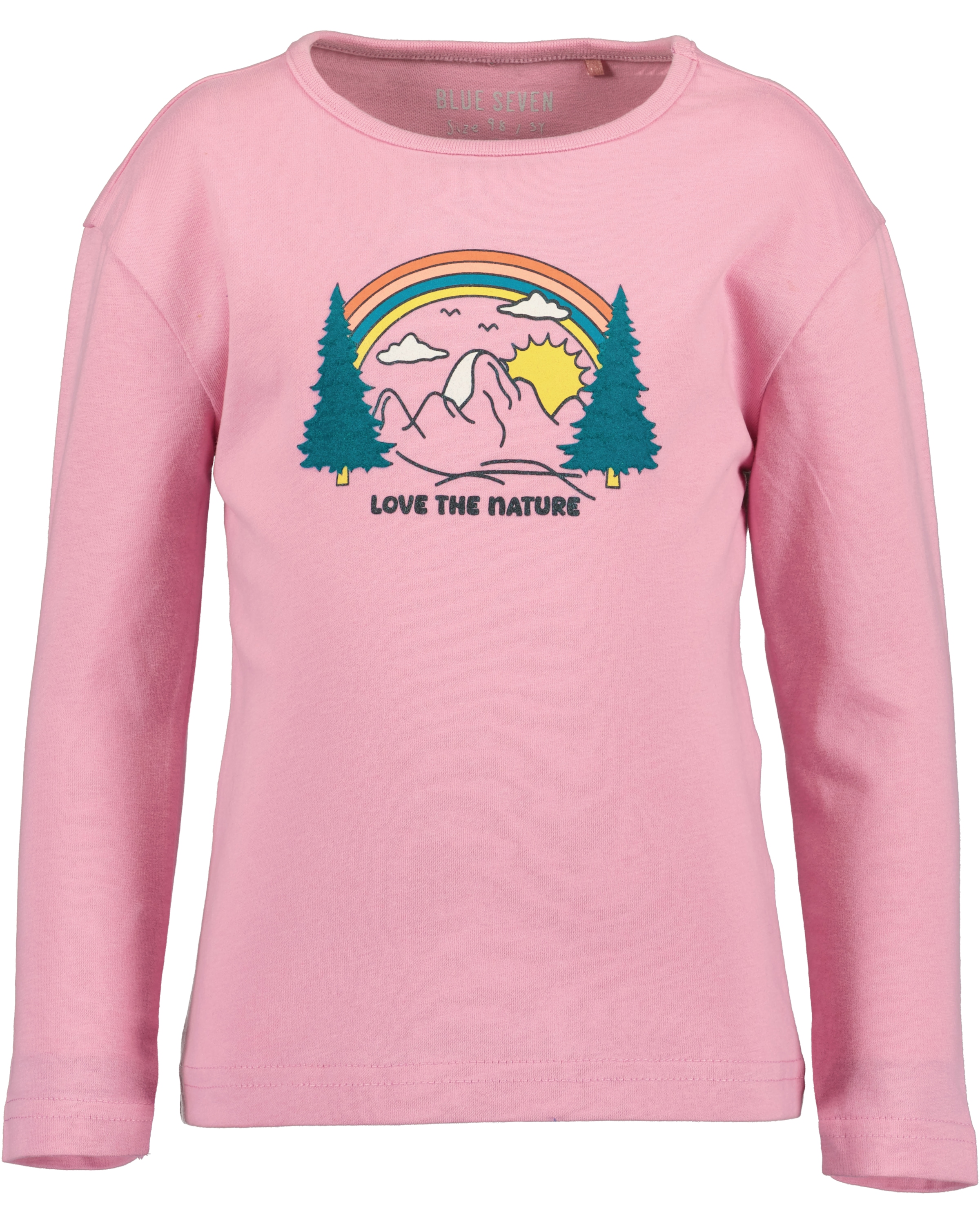 Blue Seven Langarmshirt, (Packung, 2 tlg.), mit tollen Frontmotiven