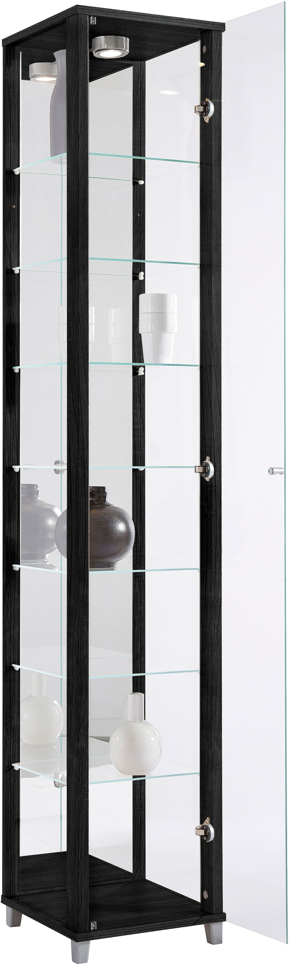 fif möbel Vitrine »OPTIMA« Standvitrine/Glasvitrine 1x Glastür,perfekt für Sammler,Sammlervitrine