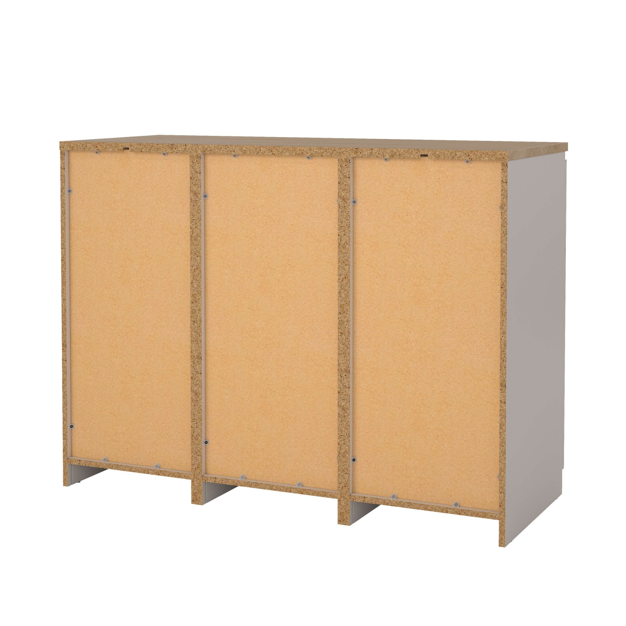 Home affaire Kommode »Naia, Sideboard, 4 Schubladen, 2 Türen, Aufbewahrung, grifflose Front« Mit Einlegeböden, modern, skandinavisches Design, in mehrere Farben