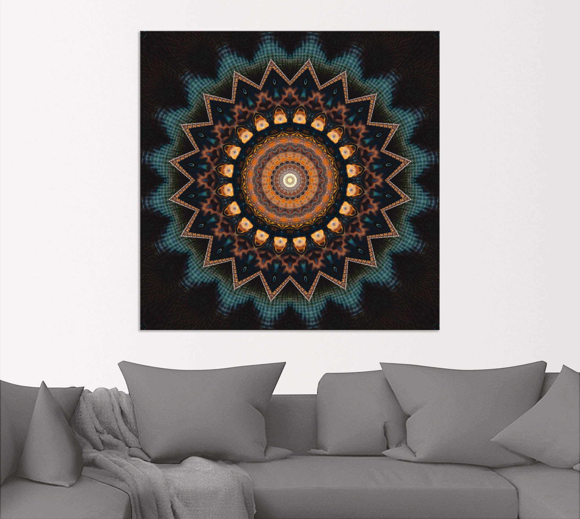 Artland Wandbild »Mandala kosmisches Bewusstsein«, Muster, (1 St.), als Alubild, Outdoorbild, Leinwandbild, Poster, Wandaufkleber