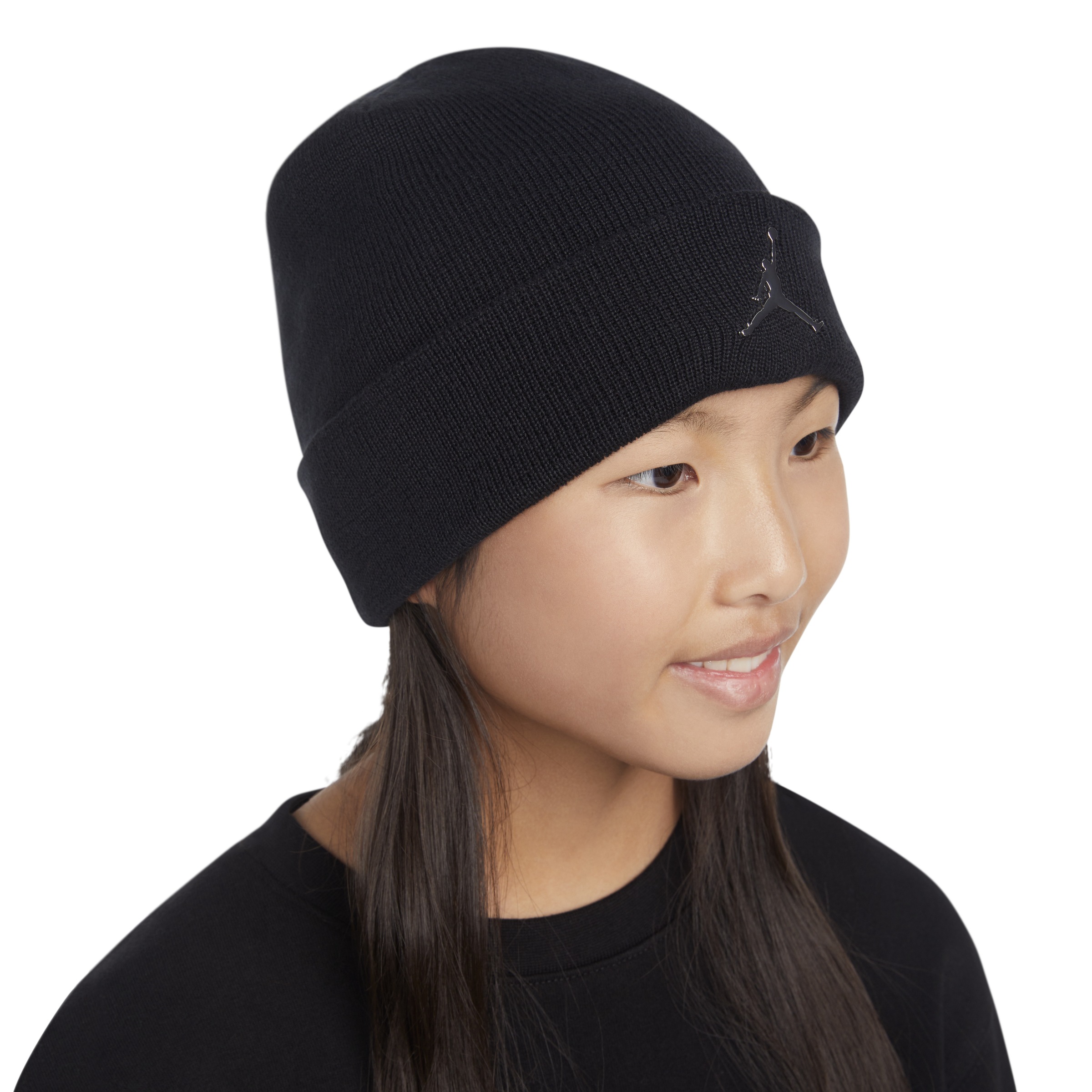 Jordan Beanie »JAN JORDAN BEANIE CUFFED« für Kinder, mit Umschlag, aus Polyester und Baumwolle