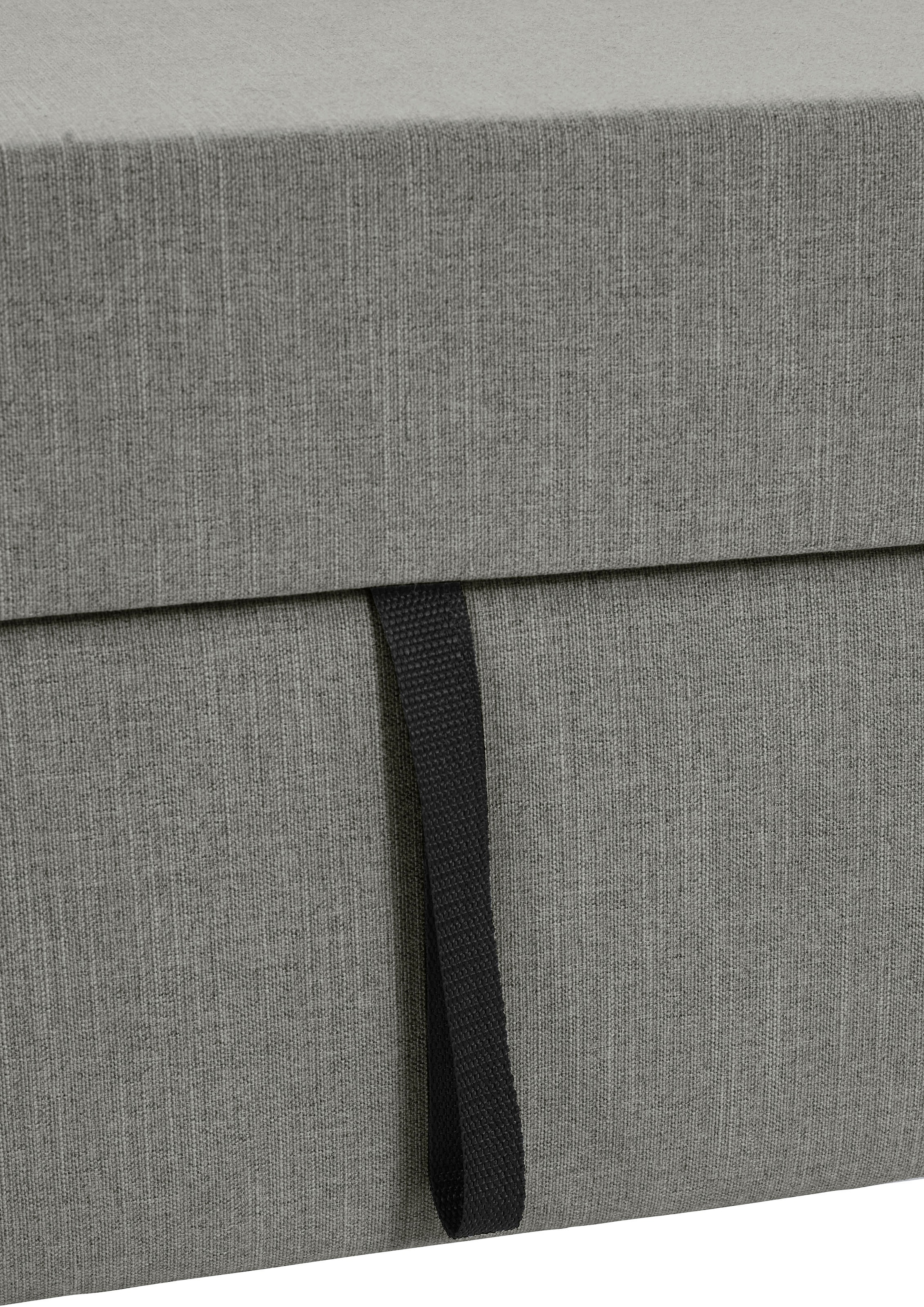 OTTO products Wohnlandschaft »Grazzo, aktuelle Steppung im Sitz, viel Platz, zeitlos, U-Form«, hochwertige Stoffe aus recyceltem Material, Steppung im Sitzbereich