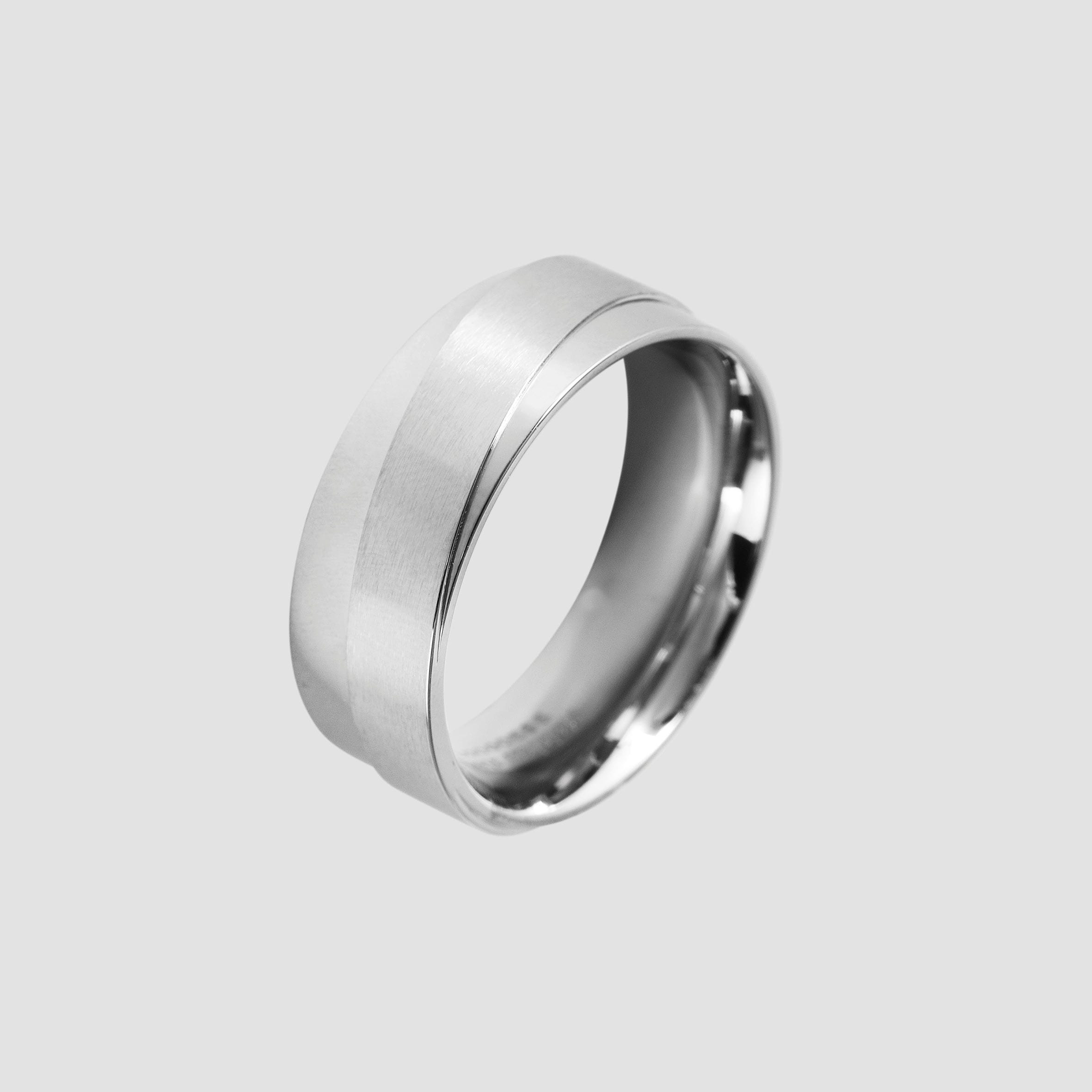Adelia´s Fingerring »Herren Ring aus Edelstahl«