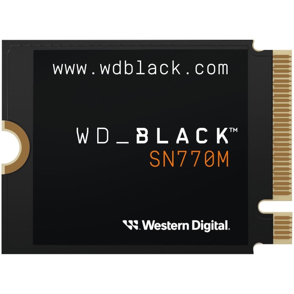WD_Black interne SSD »SN770M«, Anschluss PCIe Gen 4.0