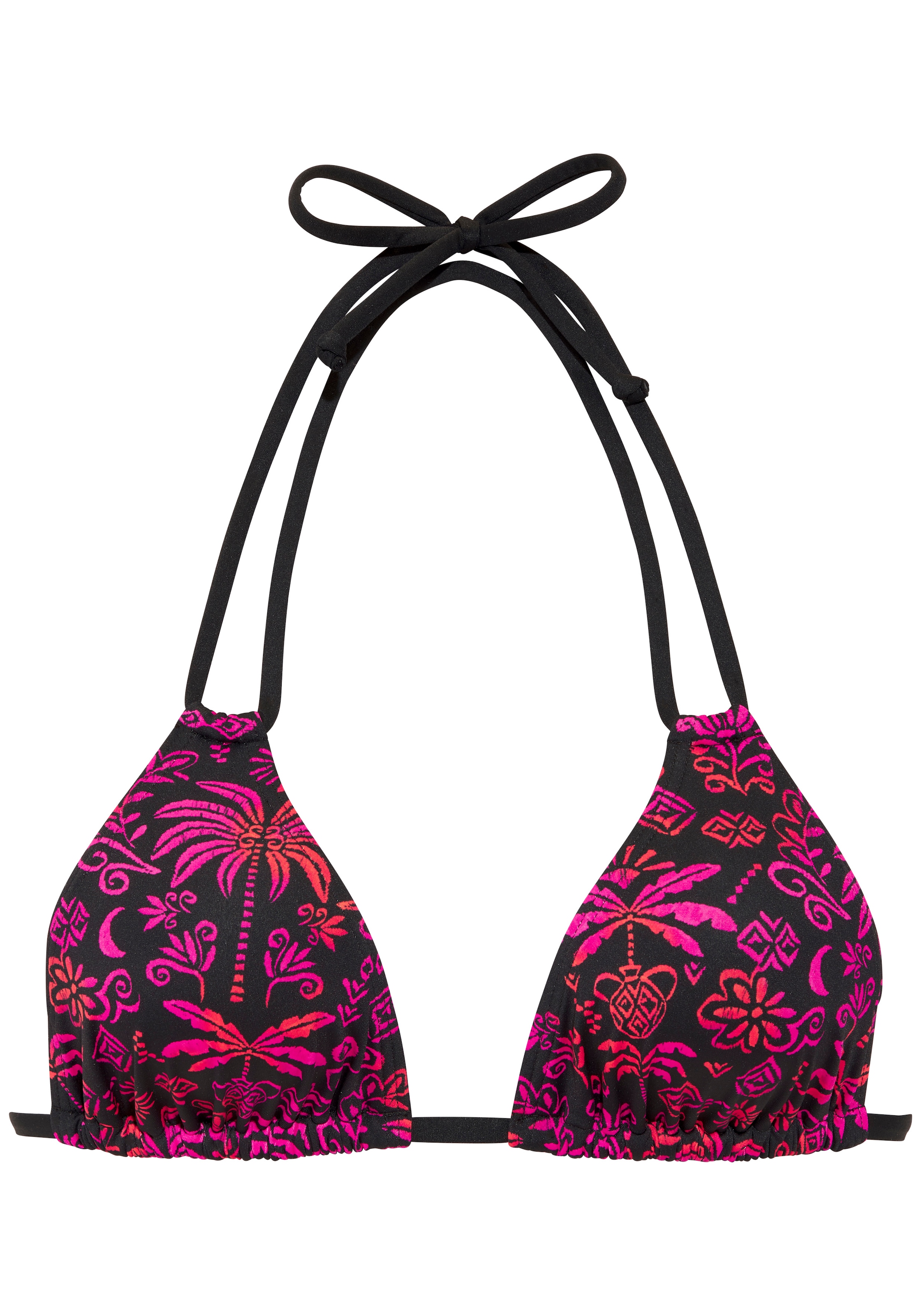 Buffalo Triangel-Bikini-Top »Paloma« im trendigen Palmenmotiv mit kontrastfarbenen Details