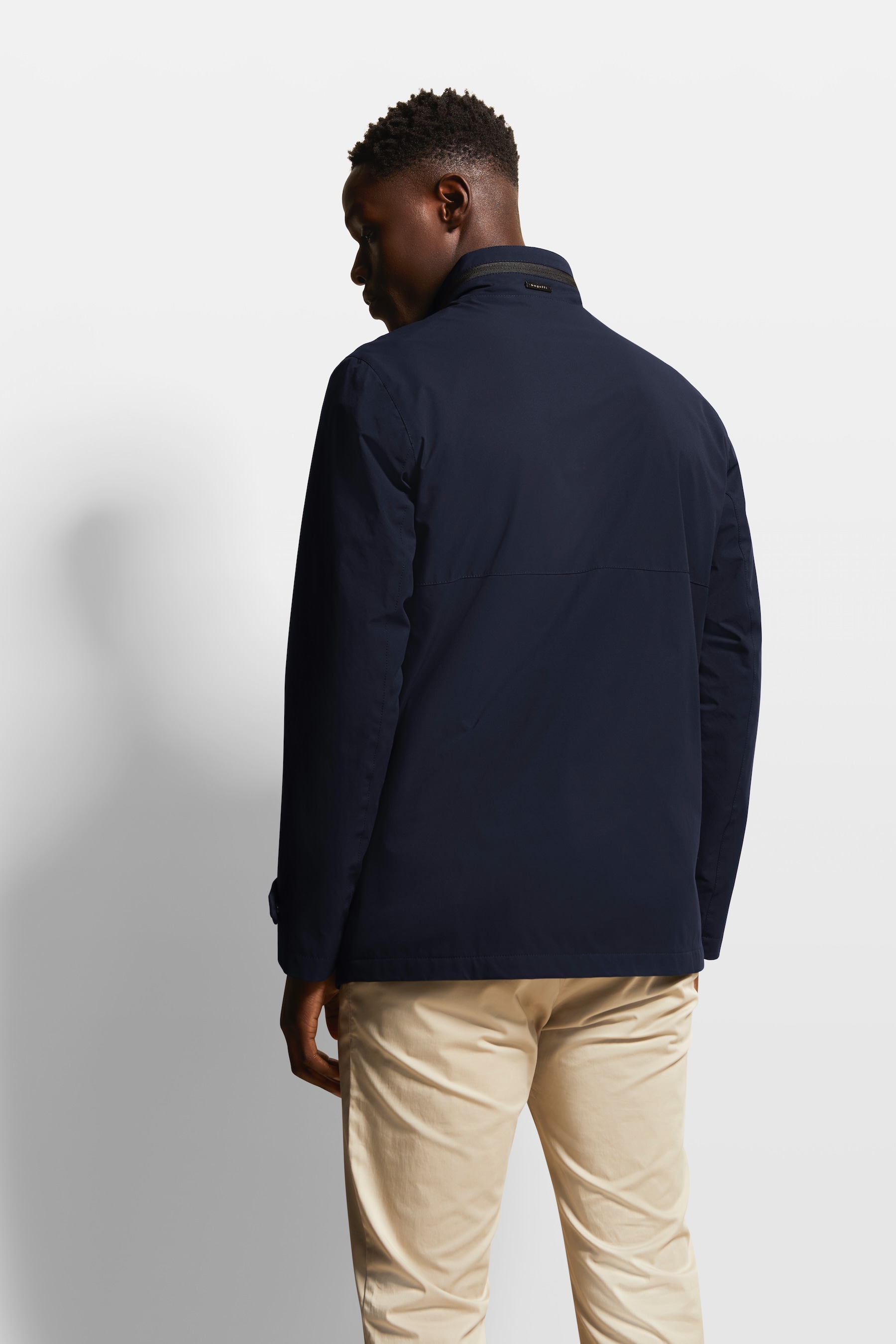 bugatti Langjacke, ohne Kapuze, mit Stehkragen