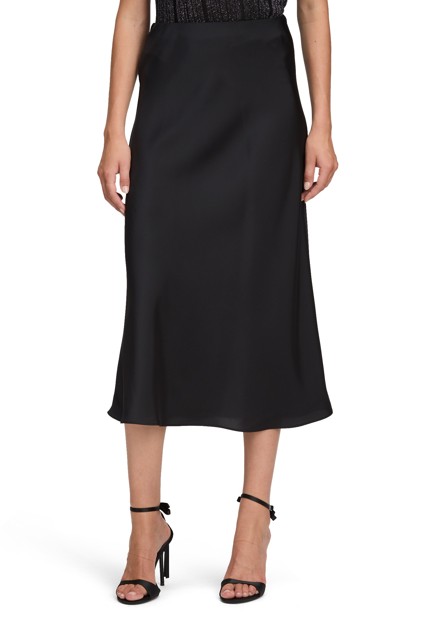 Betty&Co Satinrock »Satinrock mit elastischem Bund«