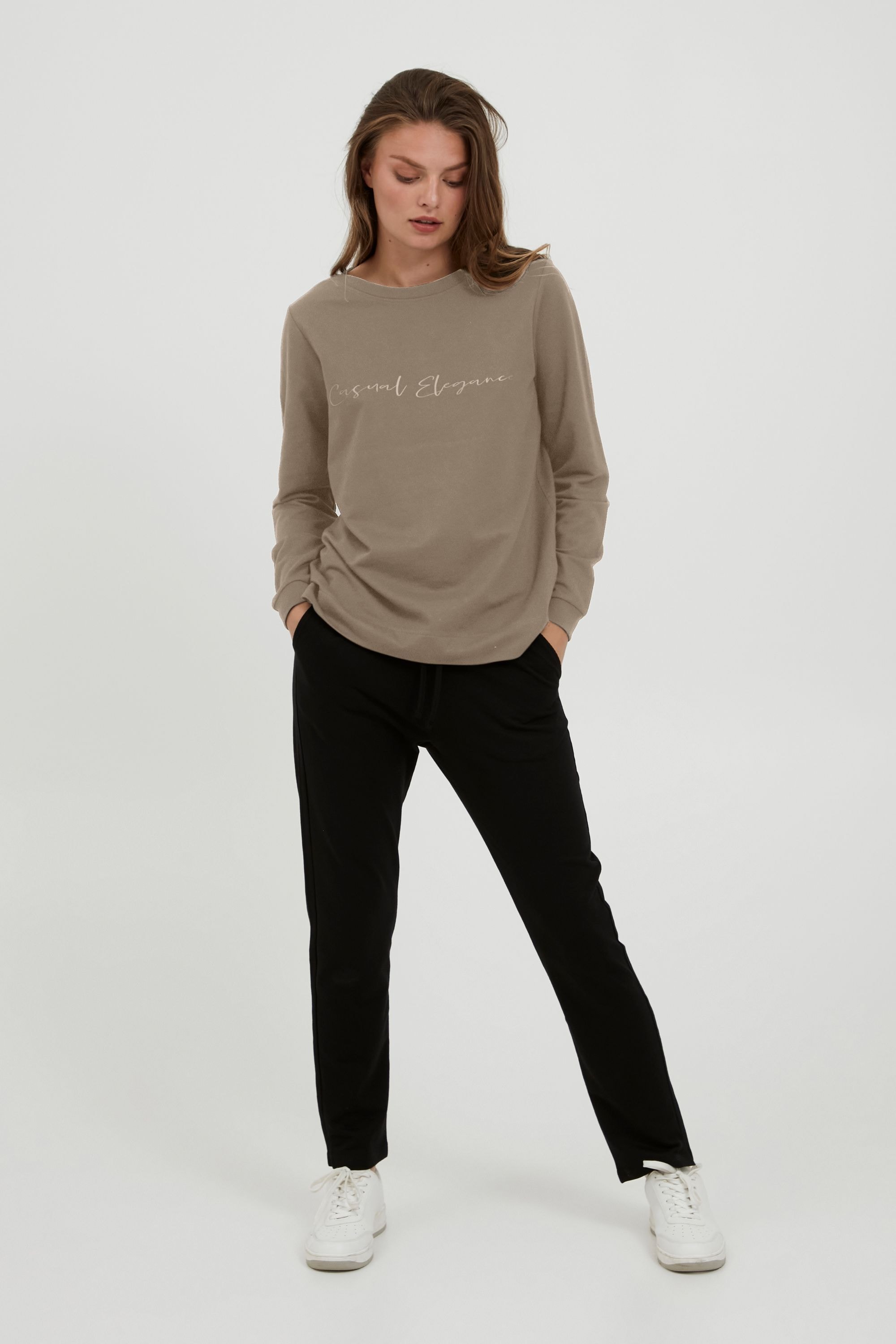 fransa Rundhalspullover »Sweatshirt FRBsweat«