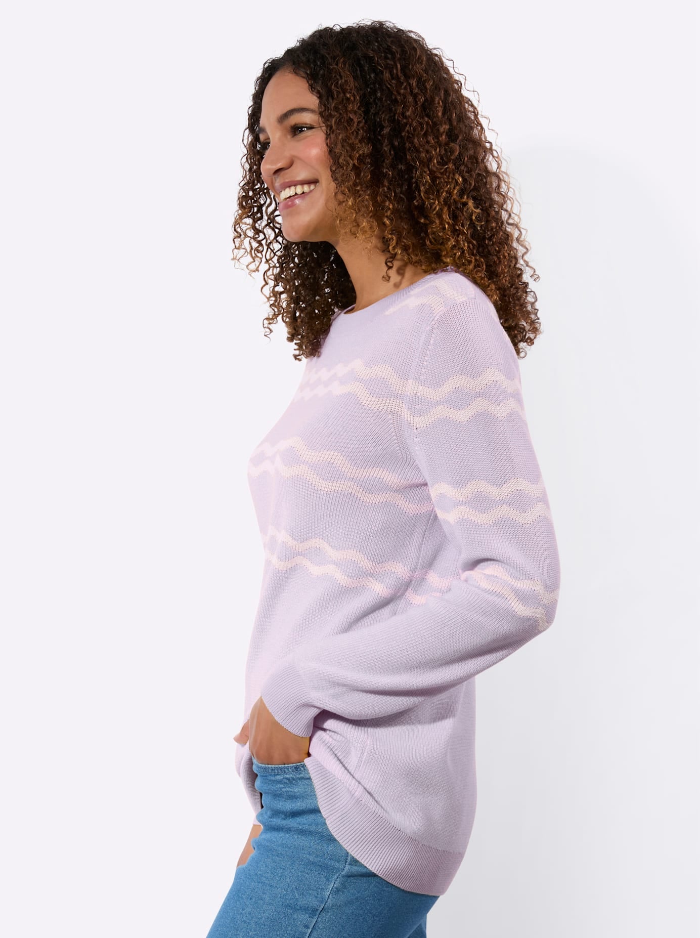 Casual Looks Rundhalspullover »Pullover«