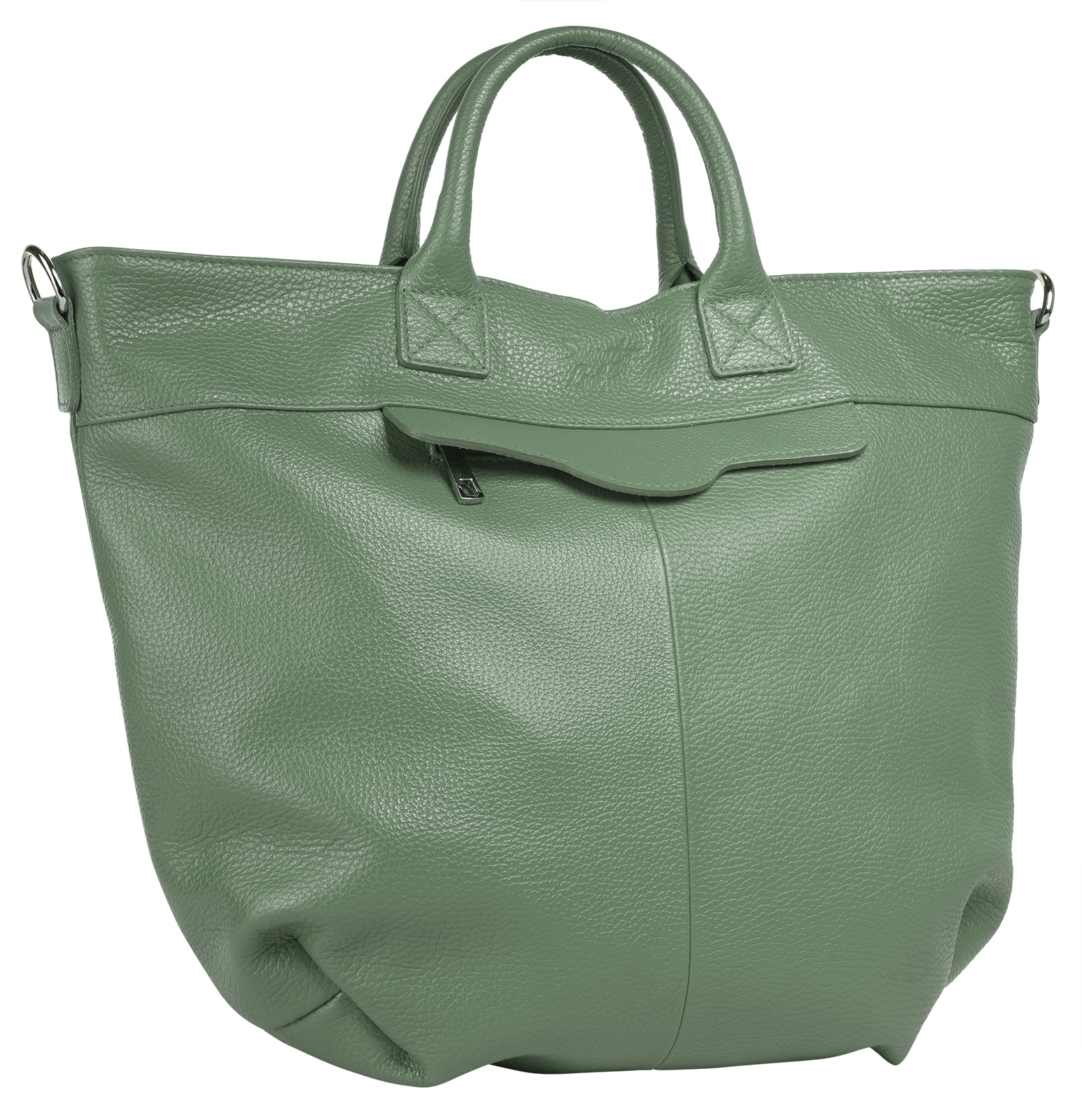 Samantha Look Henkeltasche, echt Leder, Made in Italy