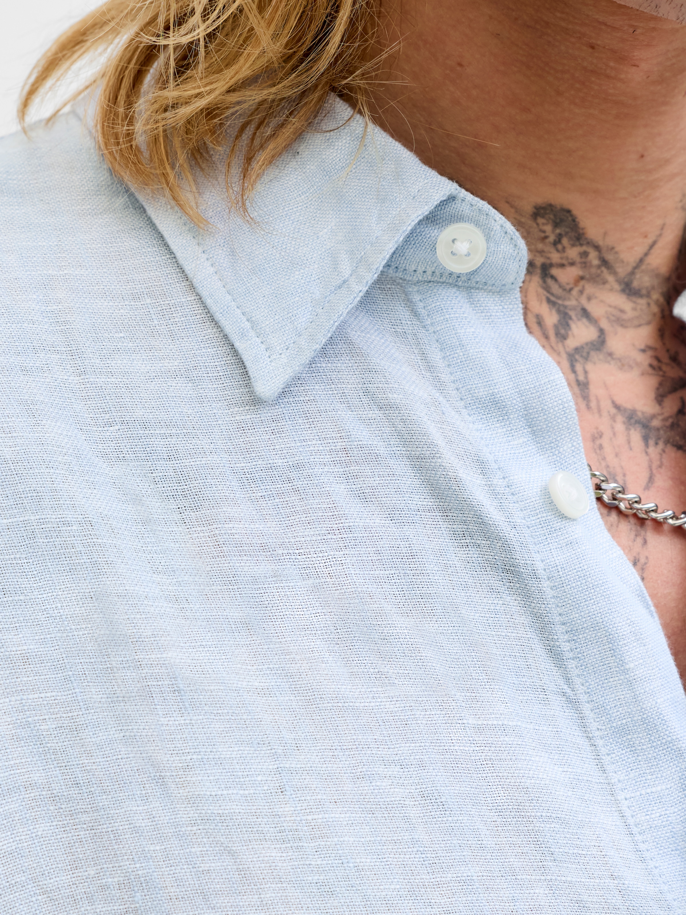 Jack & Jones Langarmhemd »JPRBLALAWRENCE LINEN LS SHIRT SN«