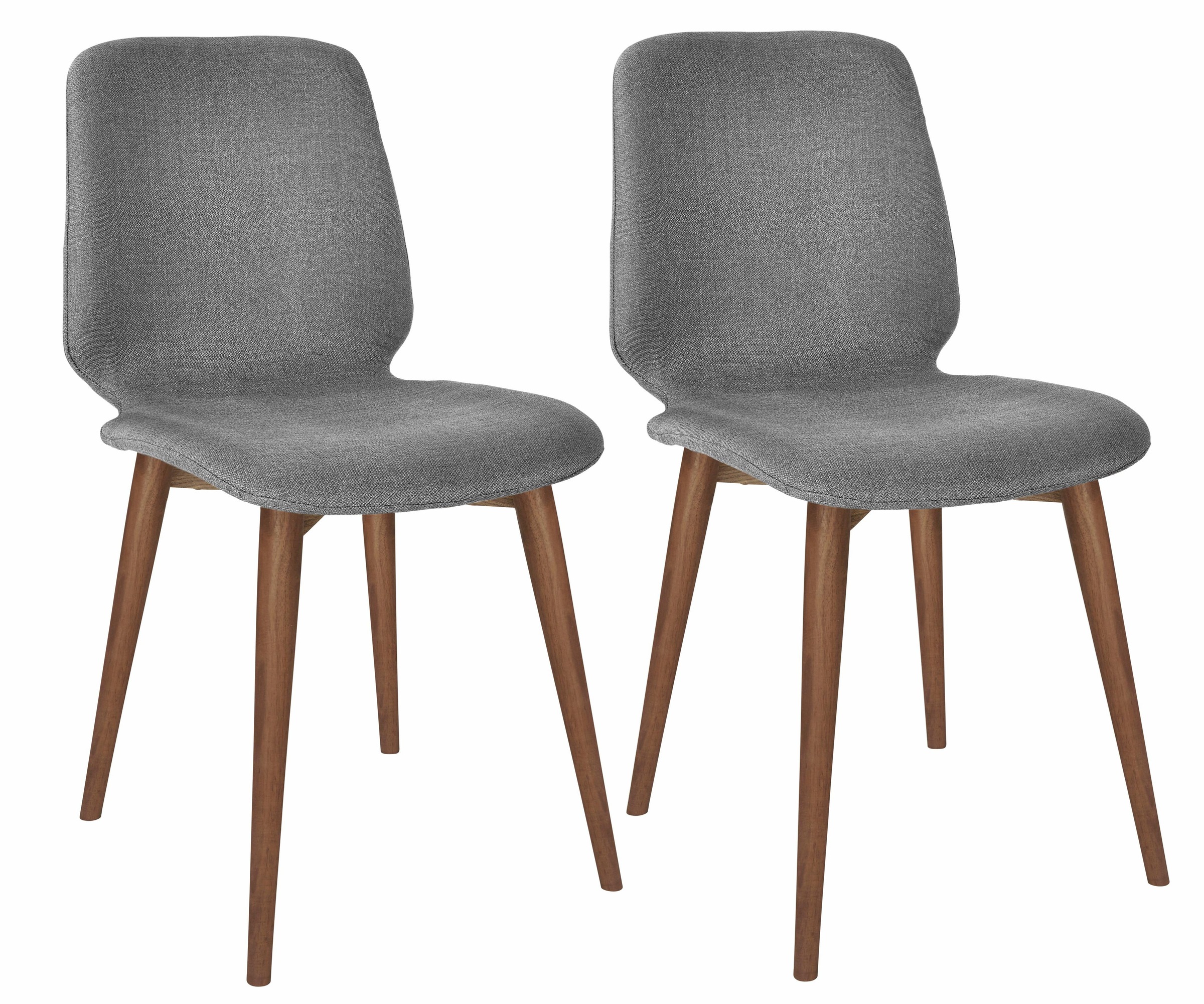 PBJ Polsterstuhl »Basic Cut«, Beine walnut, im nordischen Design