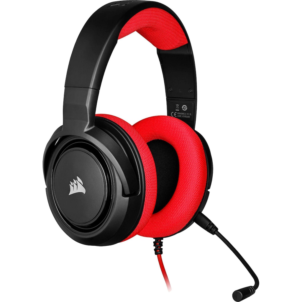 Corsair Gaming-Headset »HS35 Stereo Red«, Mikrofon abnehmbar