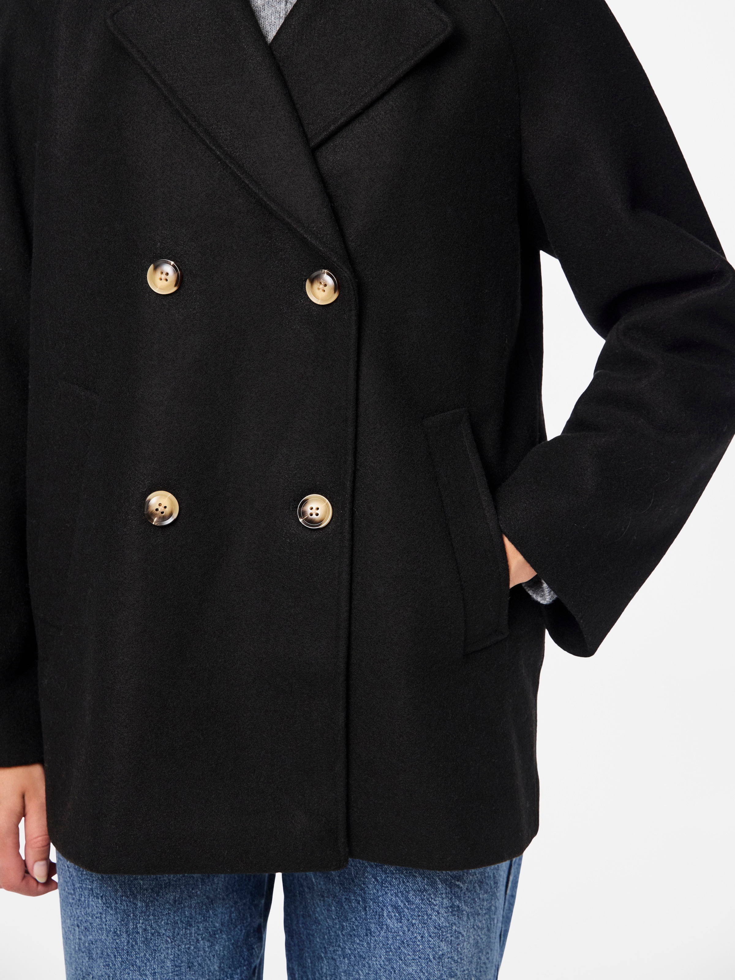 pieces Kurzmantel »PCMARBEL COAT NOOS«