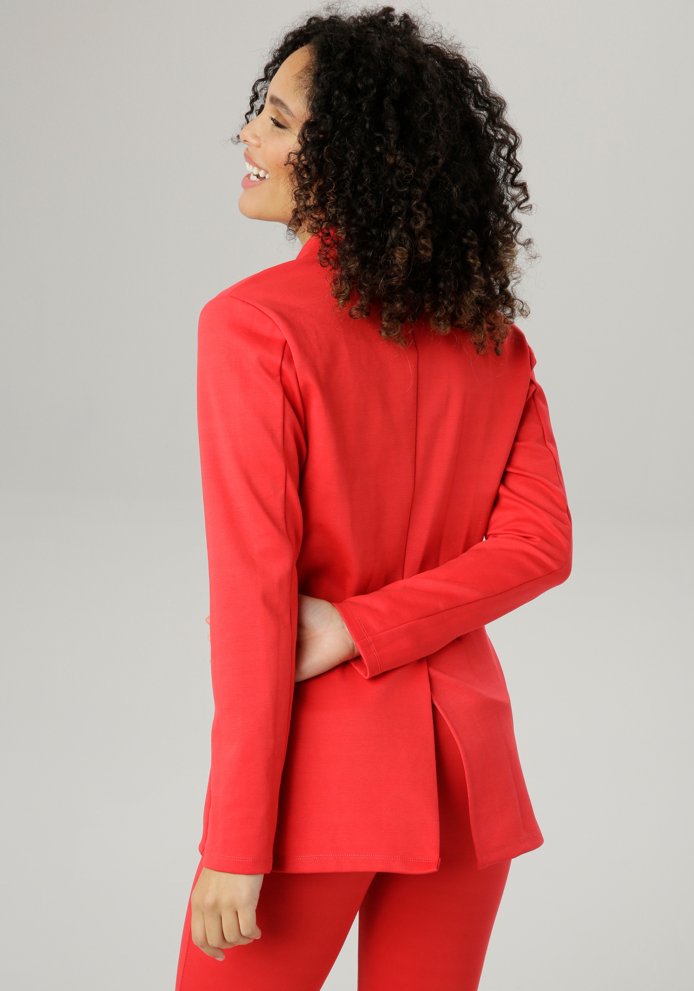 Aniston SELECTED Longblazer, in trendy Farben