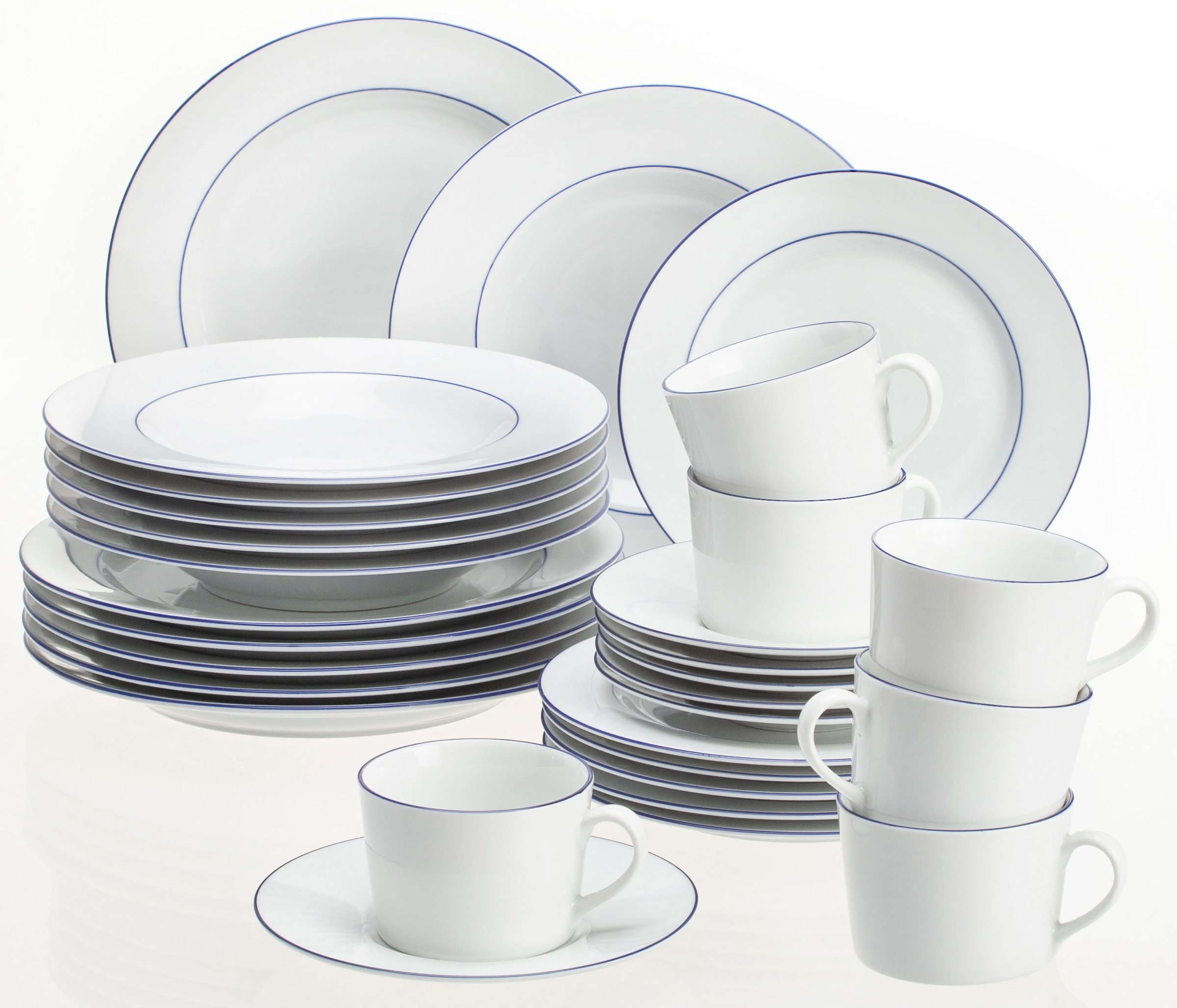 Retsch Arzberg Kombiservice »Geschirr-Set, Service Heike Blaurand« Made in Germany, 30 Teile, für 6 Personen