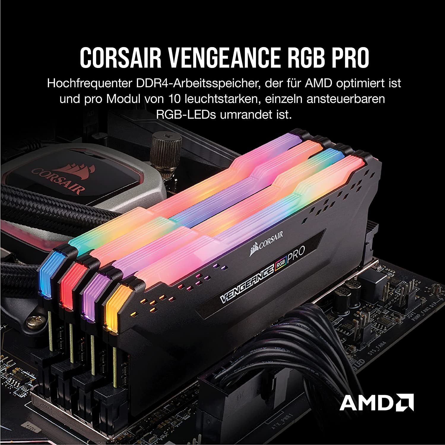 Corsair Arbeitsspeicher »Vengeance RGB PRO 2x32GB Online 64GB OTTO jetzt DDR4, im Shop DIMM« 3600MHz