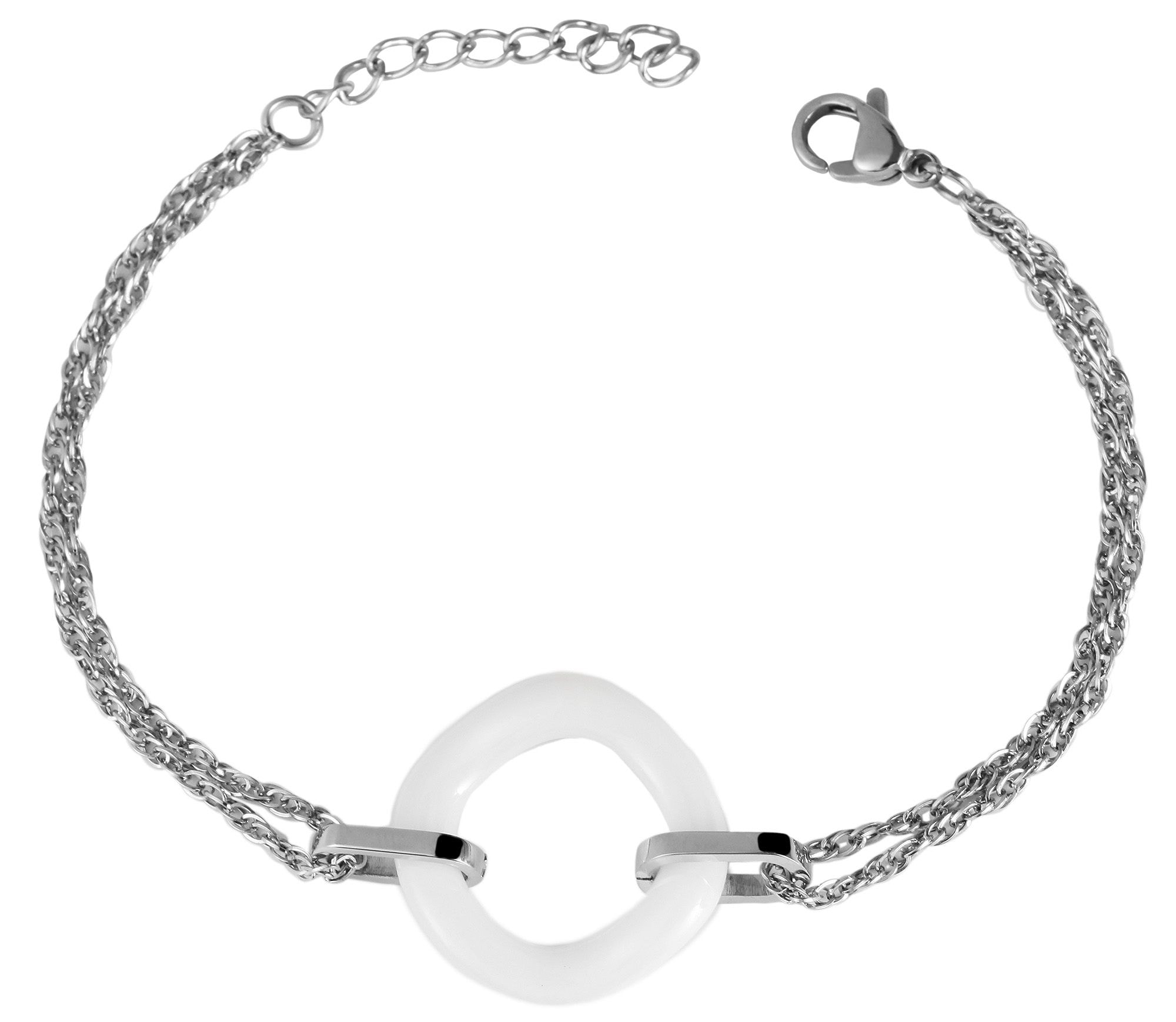 Adelia´s Armband »Damen Armband aus Edelstahl 16+3 cm«