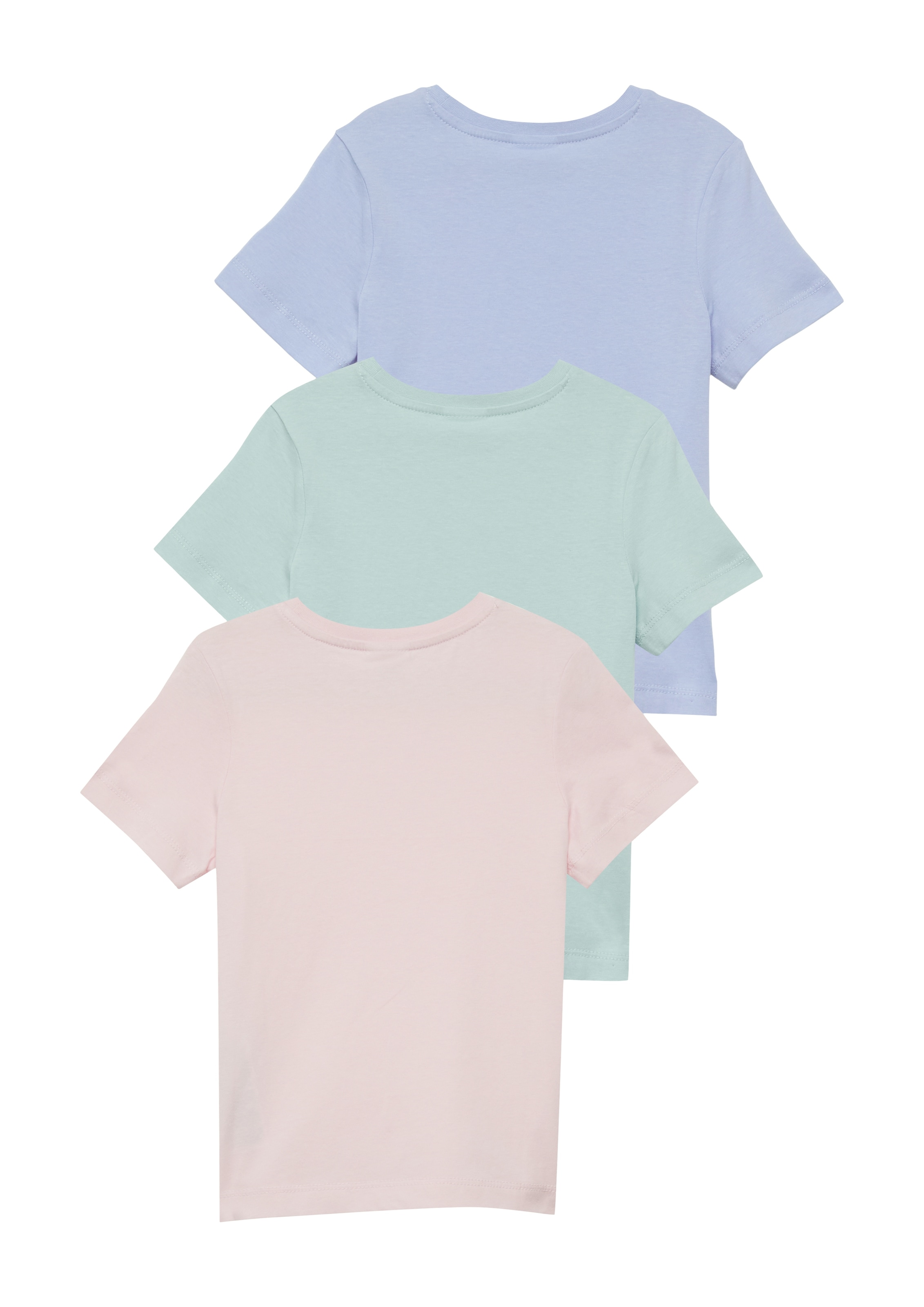 s.Oliver Junior T-Shirt Packung, 3 mit Rundhalsausschnitt
