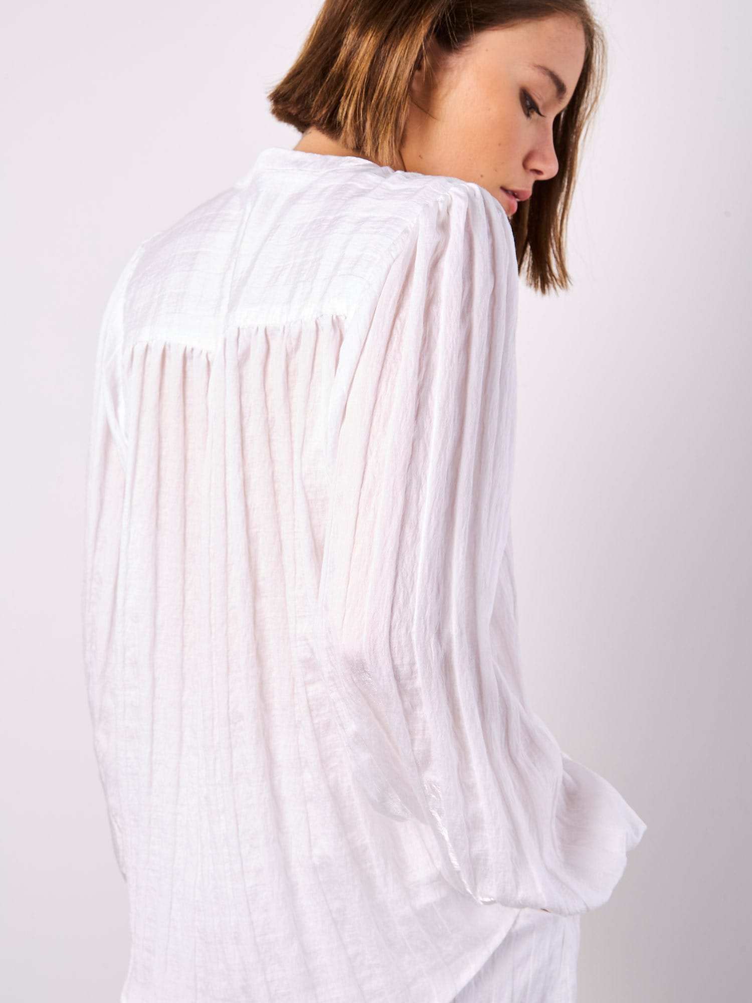 Apricot Hemdbluse »Bluse« mit Granddad-Kragen