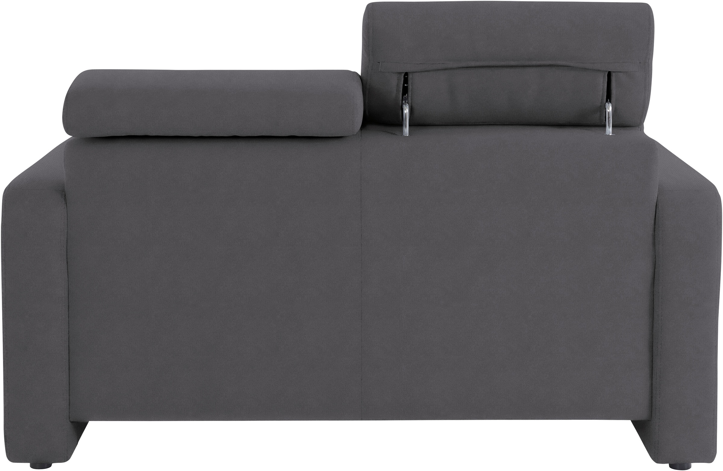 sit&more 2-Sitzer »Bologna«, inklusive Kopfteilverstellung und Federkern