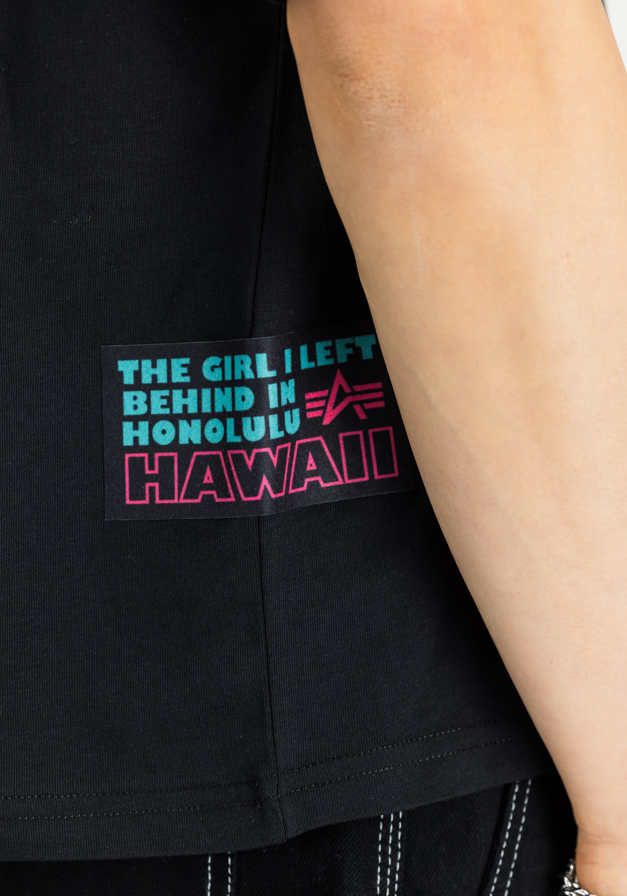 Alpha Industries T-Shirt »Aloha Flower Backprint T-Shirt T-Shirts«
