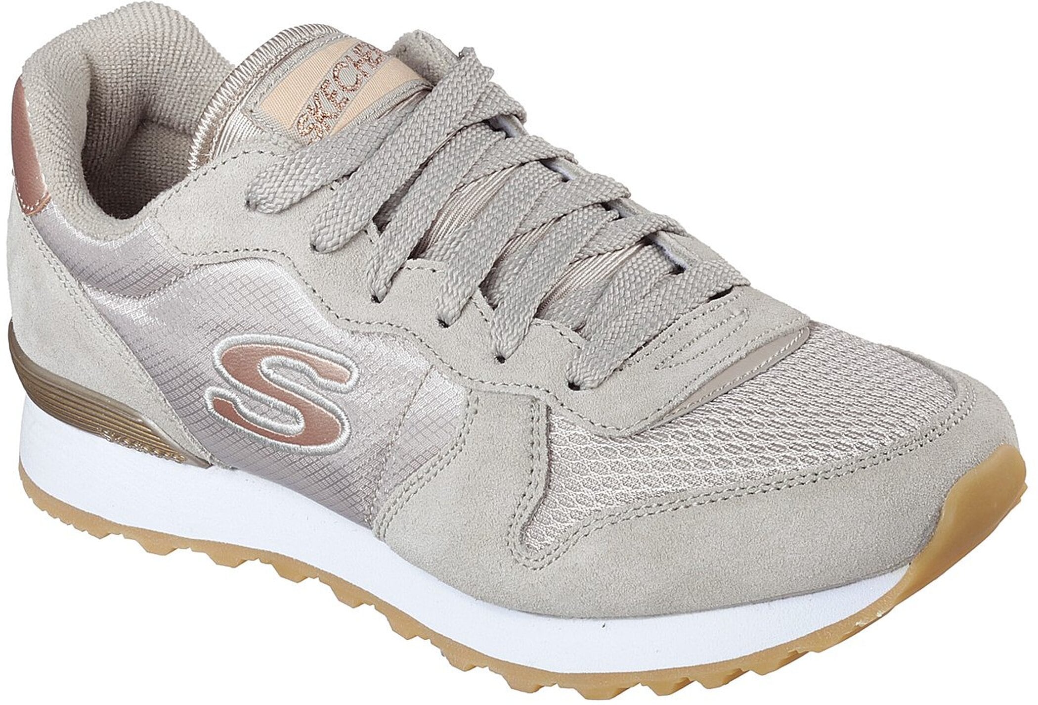 Skechers Sneaker »OG 85 - GOLDN GURL«  Schnürschuh, Original-Retro-Jogginschuh mit Air-Cooled Memory Foam®