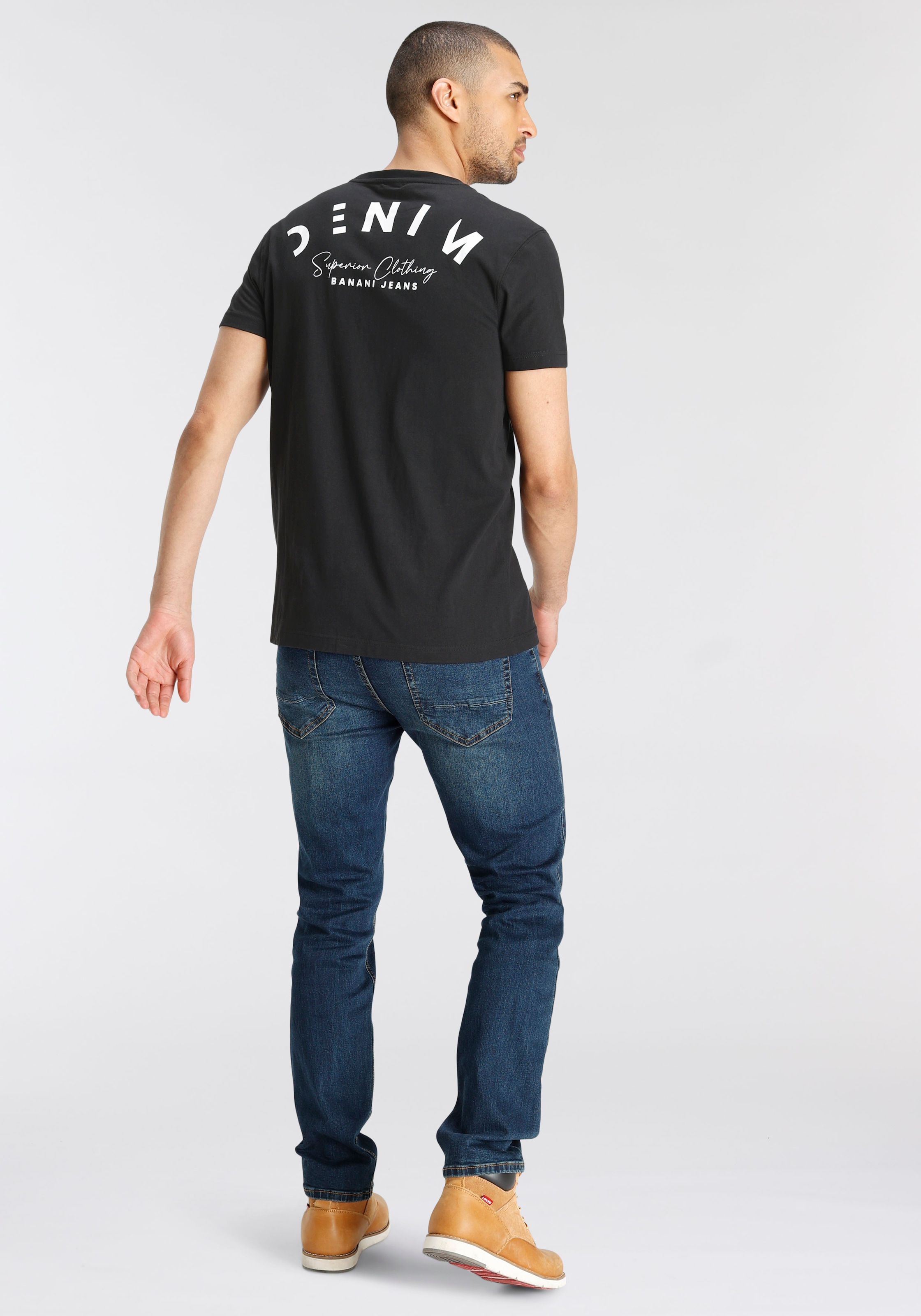 Bruno coolem bei OTTO Banani mit T-Shirt, Rückenprint online kaufen