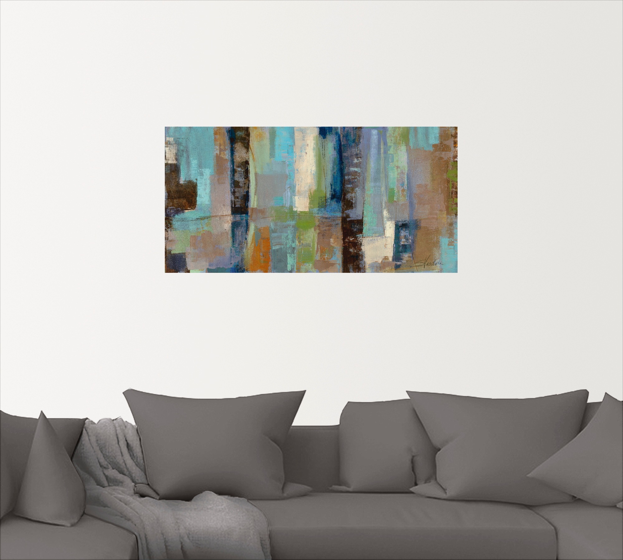 Artland Wandbild »Dachfenster«, Muster, (1 St.), als Leinwandbild, Wandaufkleber in verschied. Größen