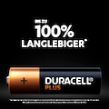 Duracell Batterie »Plus AA Mignon Alkaline-Batterien, 1.5V LR6 MN1500, 20er-Pack«, 1,5 V, (Set, 20 St.)