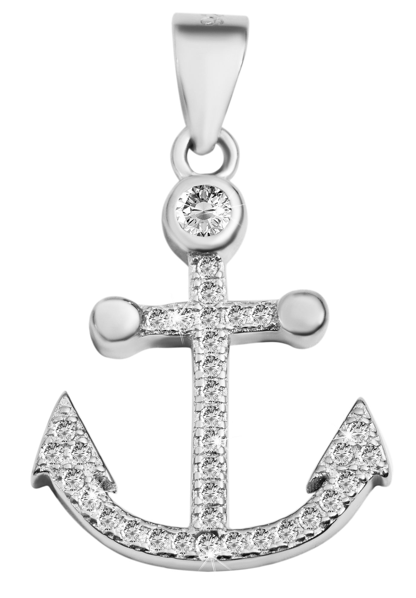 Adelia´s Kettenanhänger »Damen Anhänger aus 925 Silber mit Zirkonia«