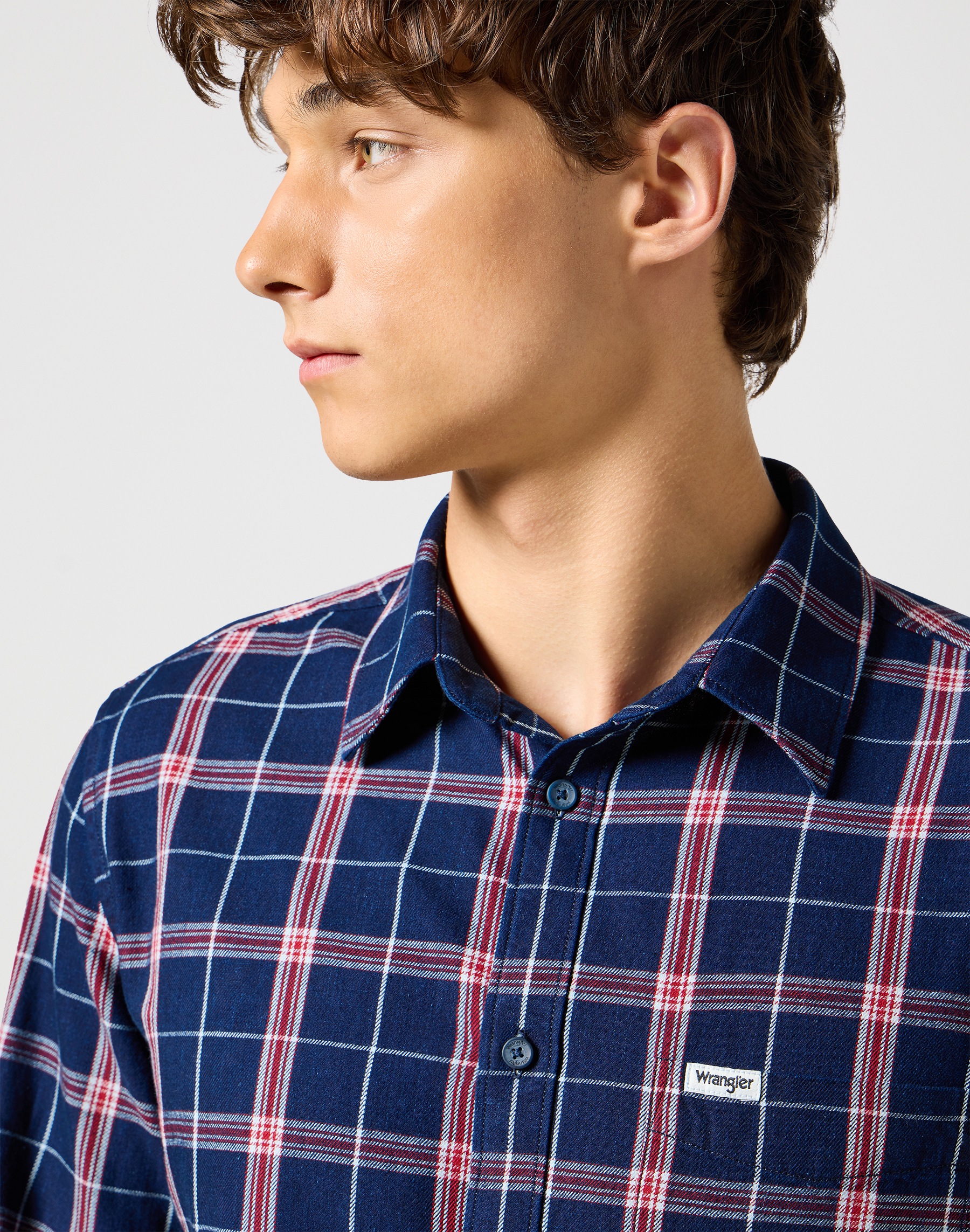 Wrangler Langarmhemd »1 PKT SHIRT«, mit Karomuster
