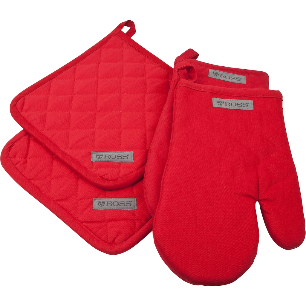 ROSS Topflappen »Exclusiv«, (Set, 4 tlg.)