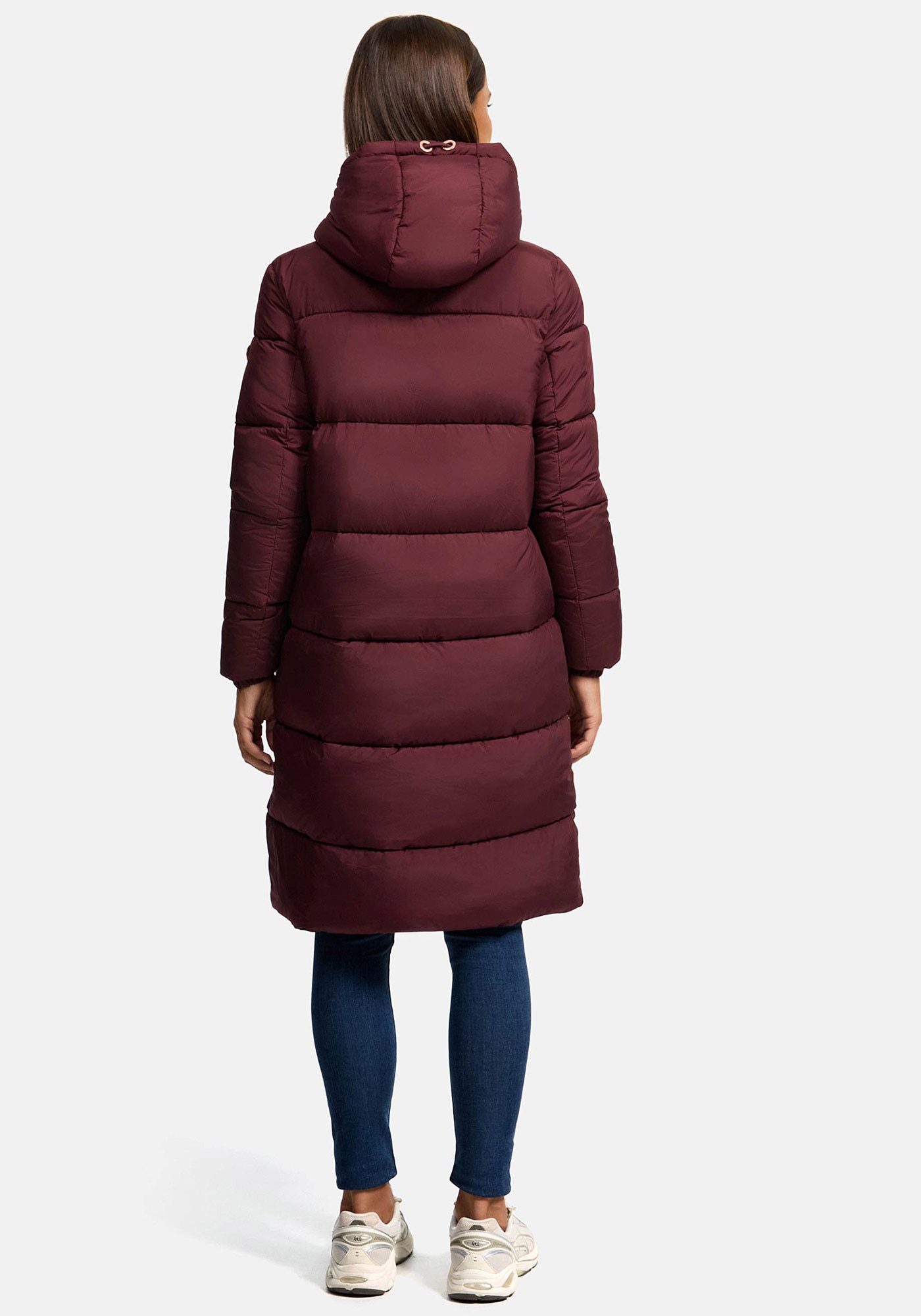Marikoo Winterjacke »Marikoo Nomadiaa lange Damen Winterjacke N024«