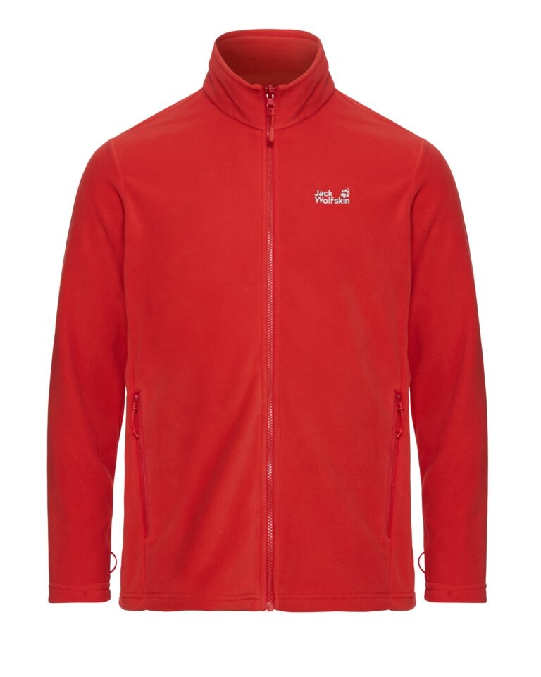Jack Wolfskin Fleecejacke »TAUNUS 100 FZ M« mit Reißverschluss, winddicht, windabweisend