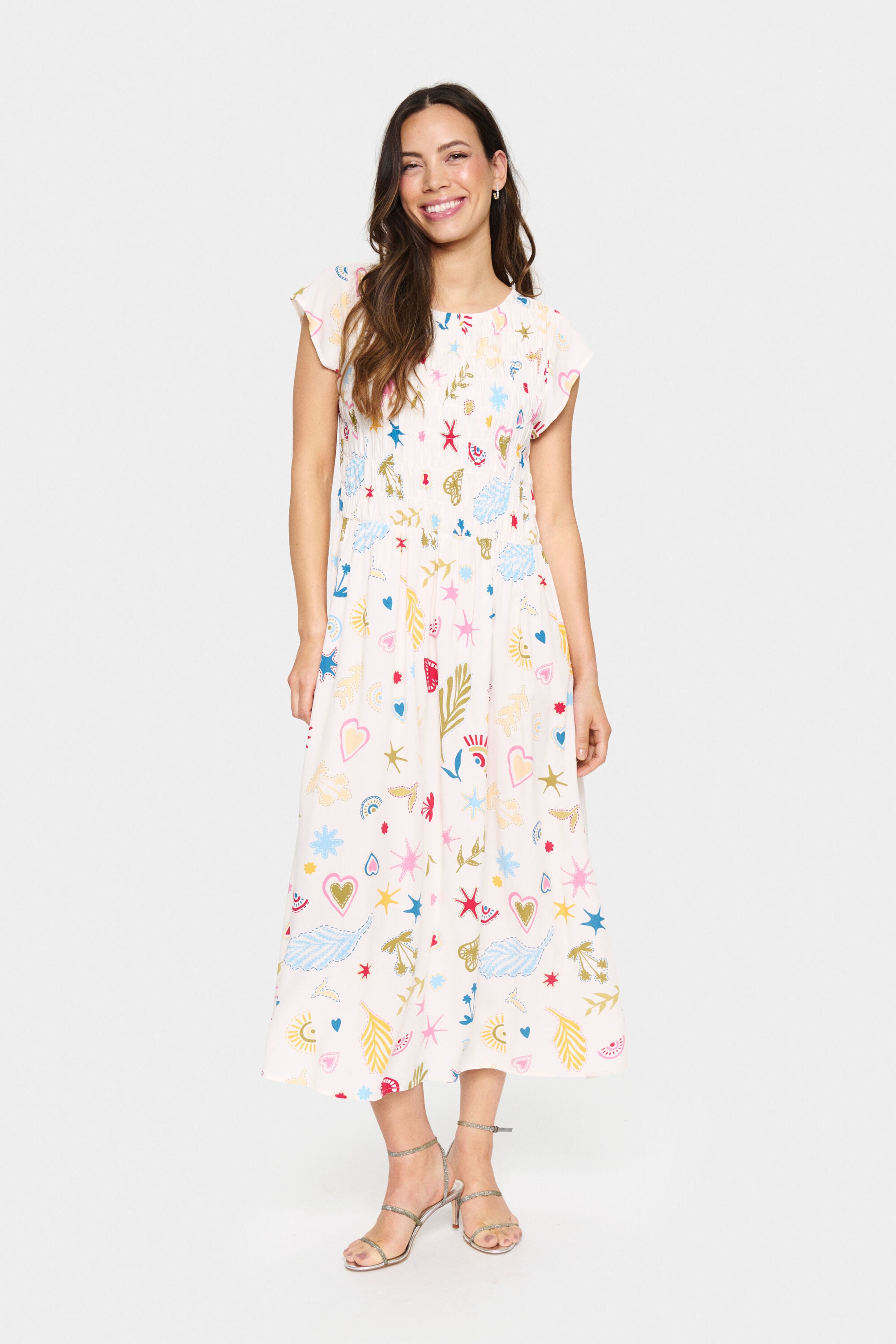 Saint Tropez Midikleid »Kleid GislaSZ«