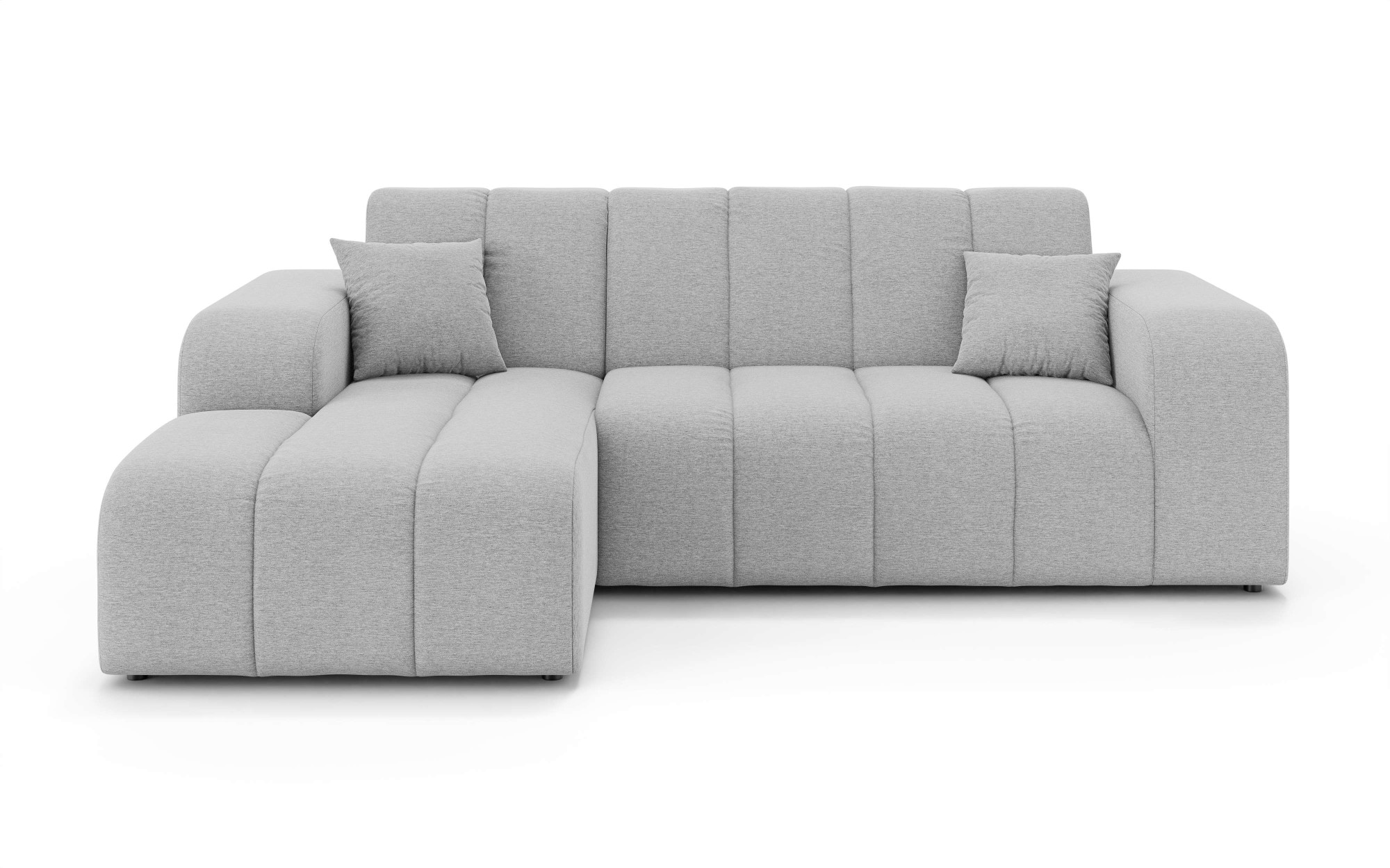 INOSIGN Ecksofa »CASSY L-Form, Schlafsofa mit Bettkasten, Maße B/T/H: 245/165/88 cm« mit 2 Rückenkissen, Recamiere rechts oder links bestellbar