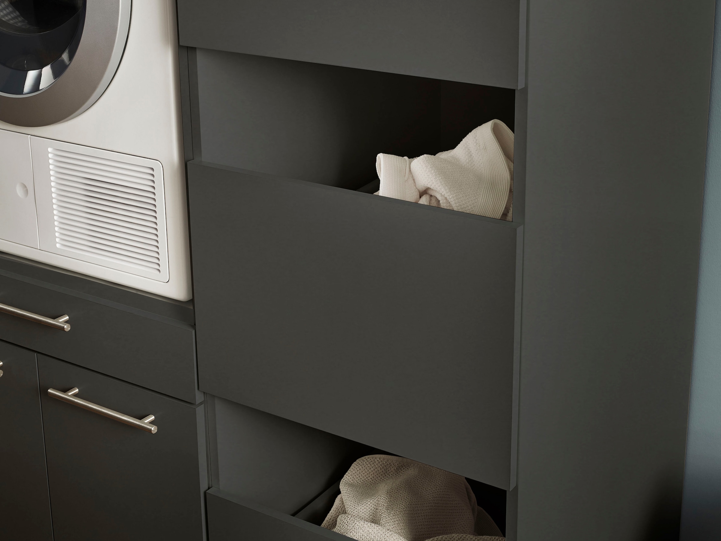 Laundreezy Mehrzweckschrank-Set »LAUNDREEZY LDLK1«, Breite 117,5 cm