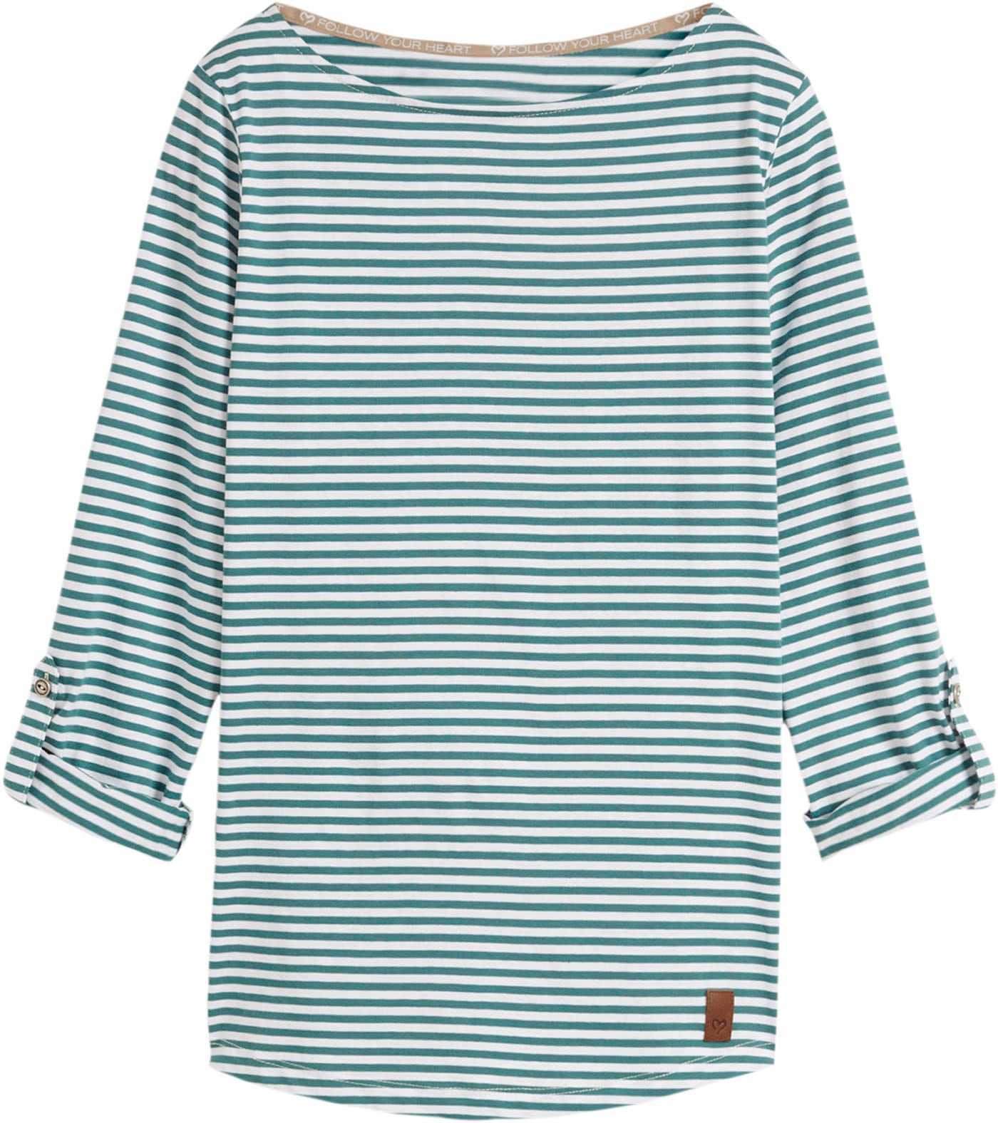 bonprix Langarmshirt »Langarmshirt aus reiner Baumwolle« bequeme Passform, Langarm, für Alltag, aus reiner Baumwolle