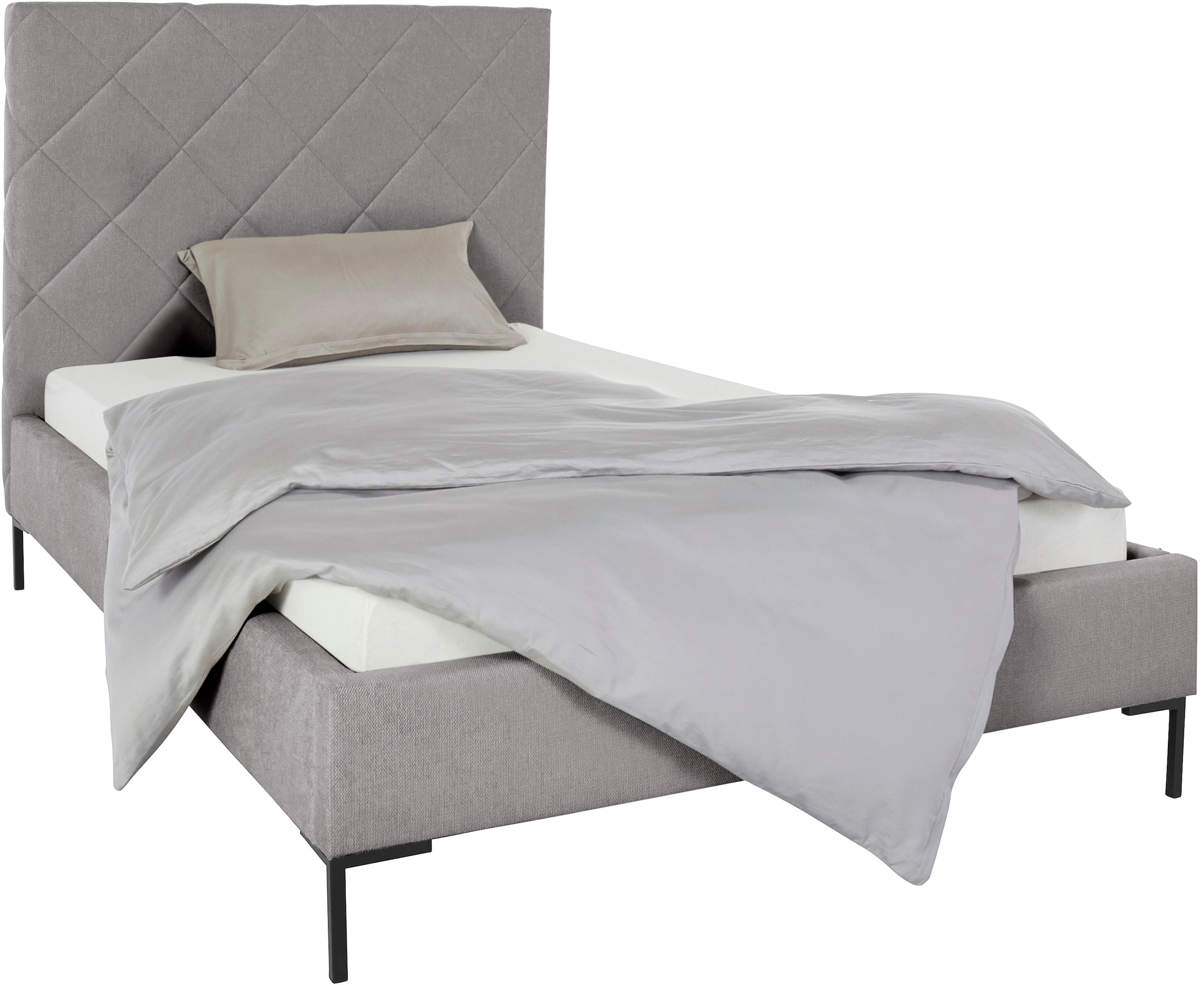Guido Maria Kretschmer Home&Living Polsterbett »Charlott«, Modernes Polsterbett mit oder ohne Lattenrost