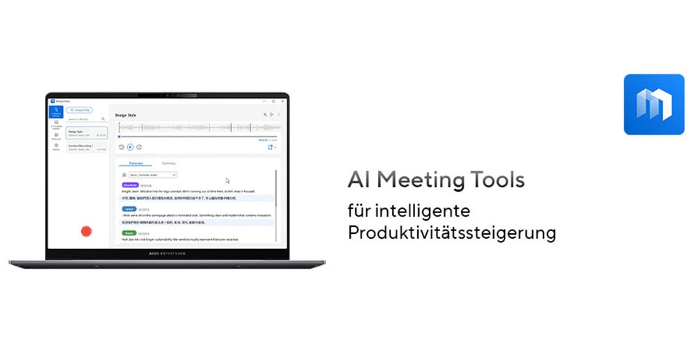 Asus Notebook »ExpertBook P5 P5405CSA-NZ0915X« 35,6 cm / 14 ″ Intel Core Ultra 5 ARC 130V 512 GB SSD