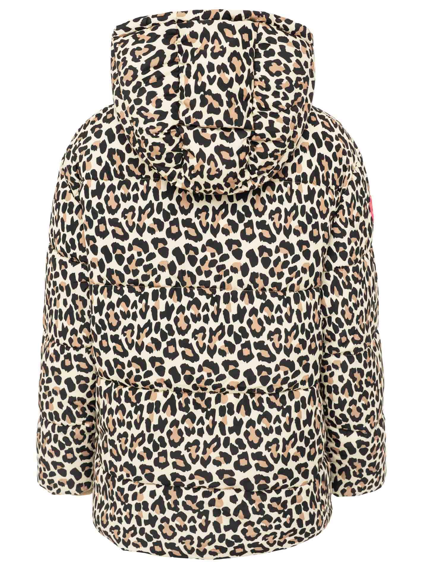 Zwillingsherz Steppjacke »„Leo Classic AOP“« Kapuze, Leomuster, verdeckter Reißverschluss mit Knopfblende, Taschen