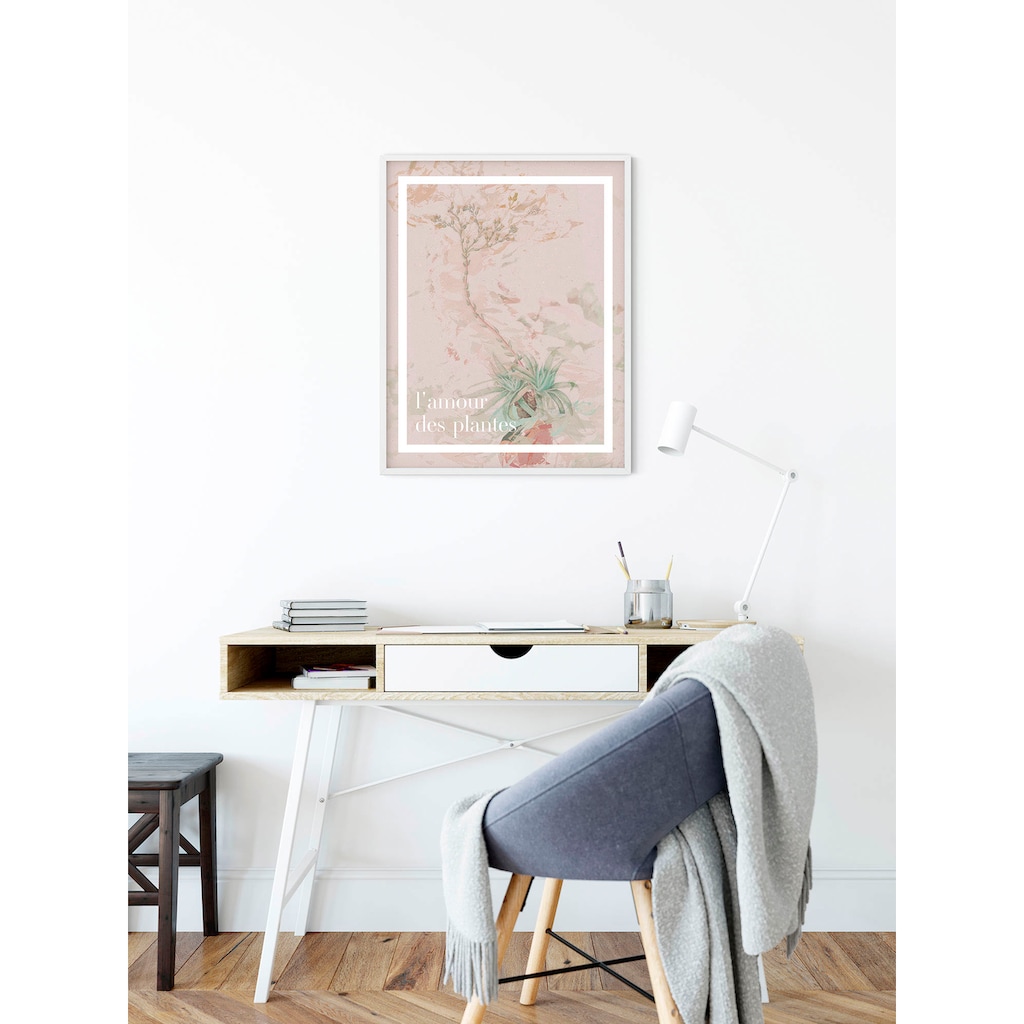 Komar Wandbild »L'amour des plantes«, (1 St.), Deutsches Premium-Poster Fotopapier mit seidenmatter Oberfläche und hoher Lichtbeständigkeit. Für fotorealistische Drucke mit gestochen scharfen Details und hervorragender Farbbrillanz.