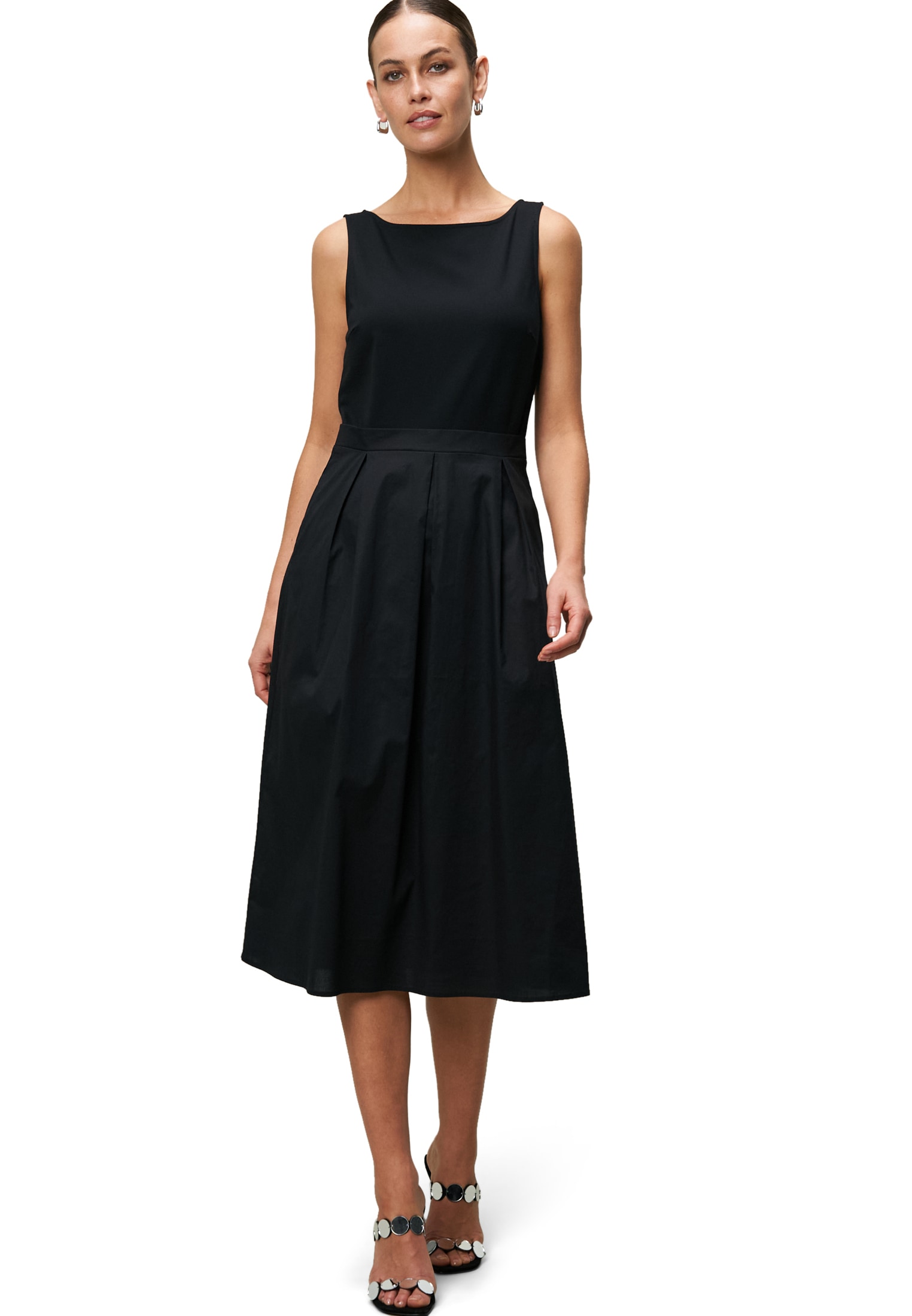 Zero Midikleid »Midikleid 2-in1-Optik ausgestellt«