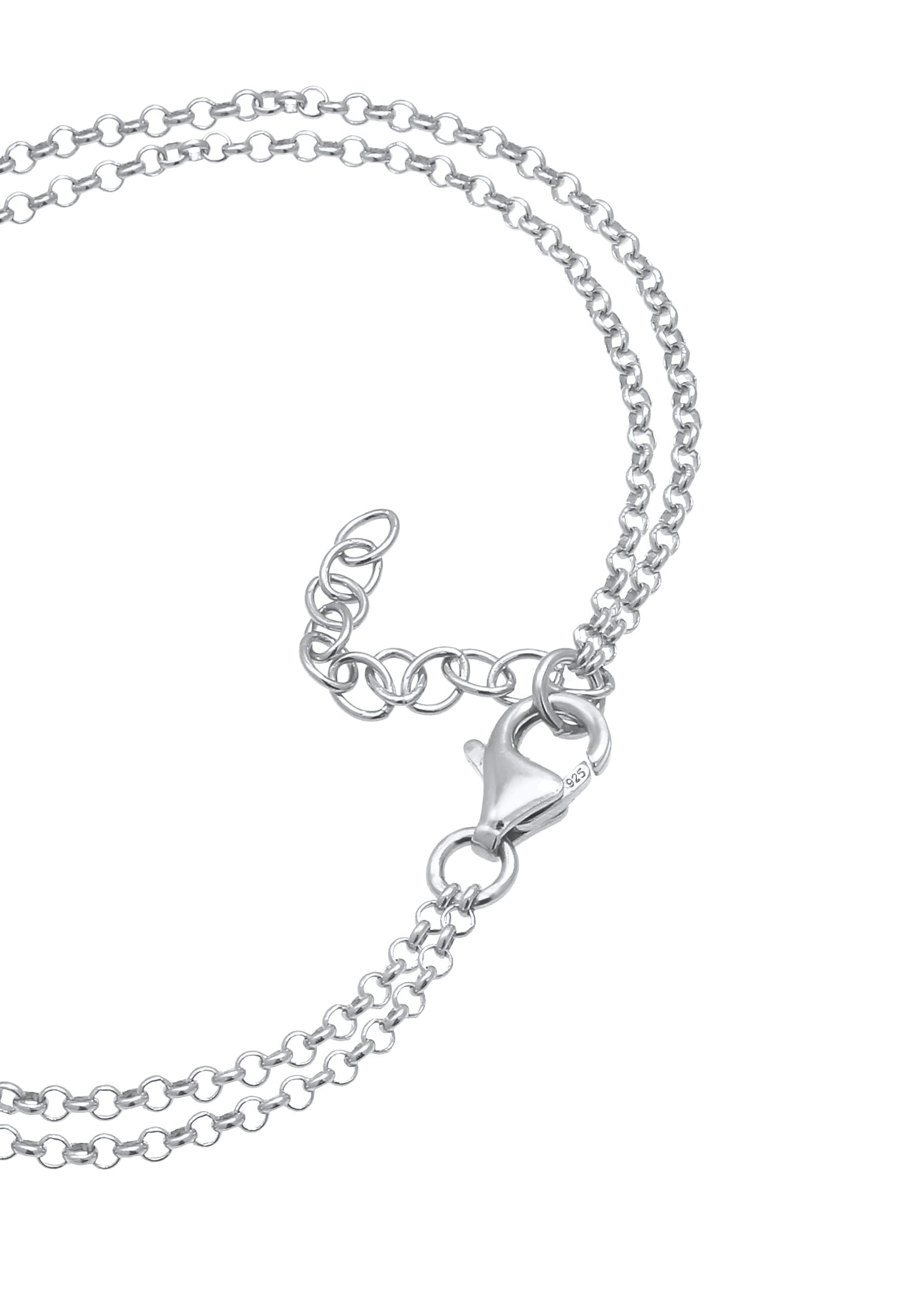 Elli Armkette »Armband Unendlichkeit Glas Kristalle Weiß 925 Sterling Silber«