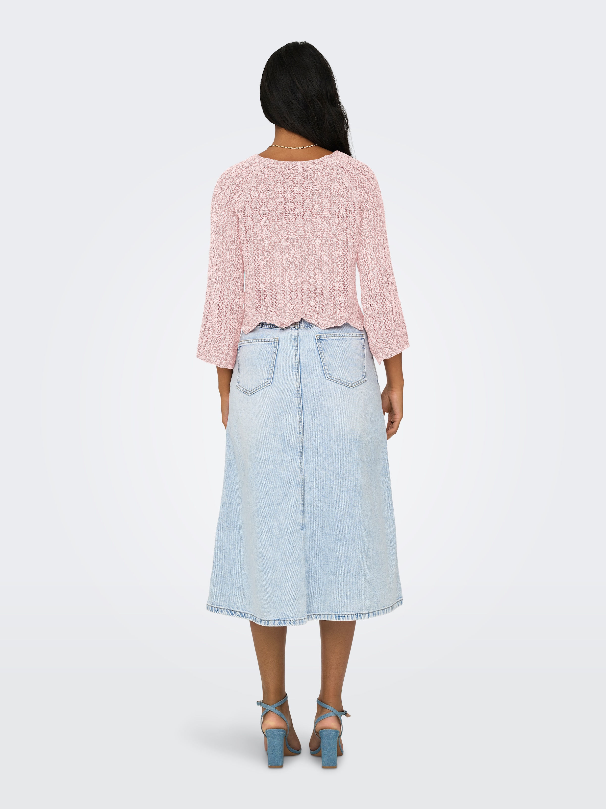 ONLY Rundhalspullover »ONLNOLA LIFE 3/4 PULLOVER KNT NOOS«