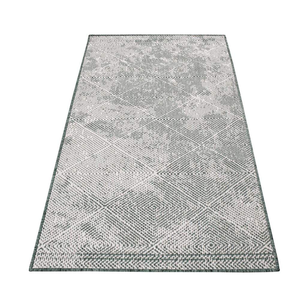 Carpet City Outdoorteppich »DUO RUG 5845«, rechteckig, Wendeteppich Wetterfest In- & Outdoor, Balkon, Terrasse, Wohnzimmer